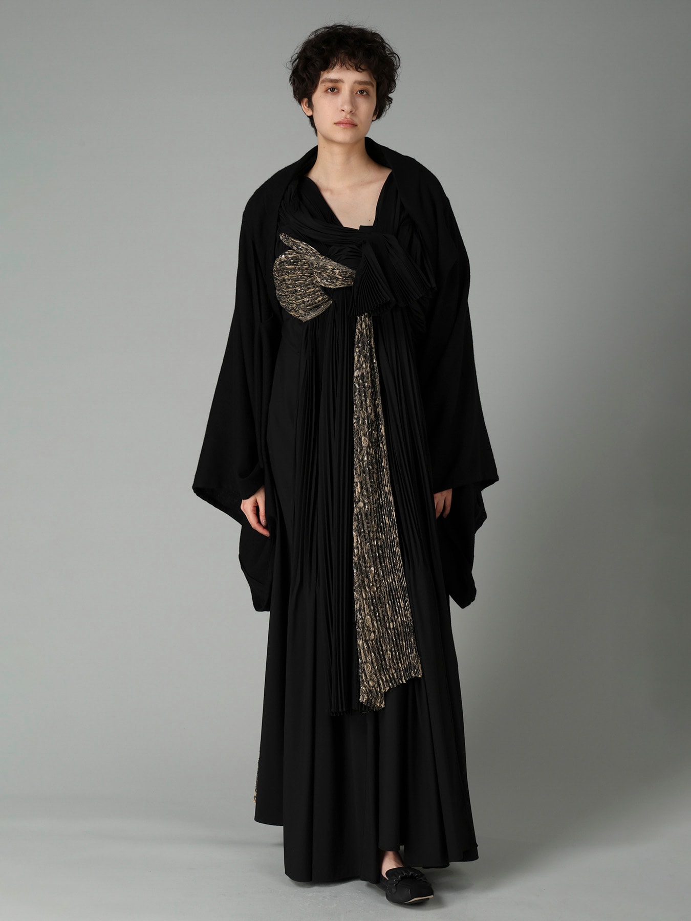 SOFT VIYELLA BELT P DRAPED JACKET