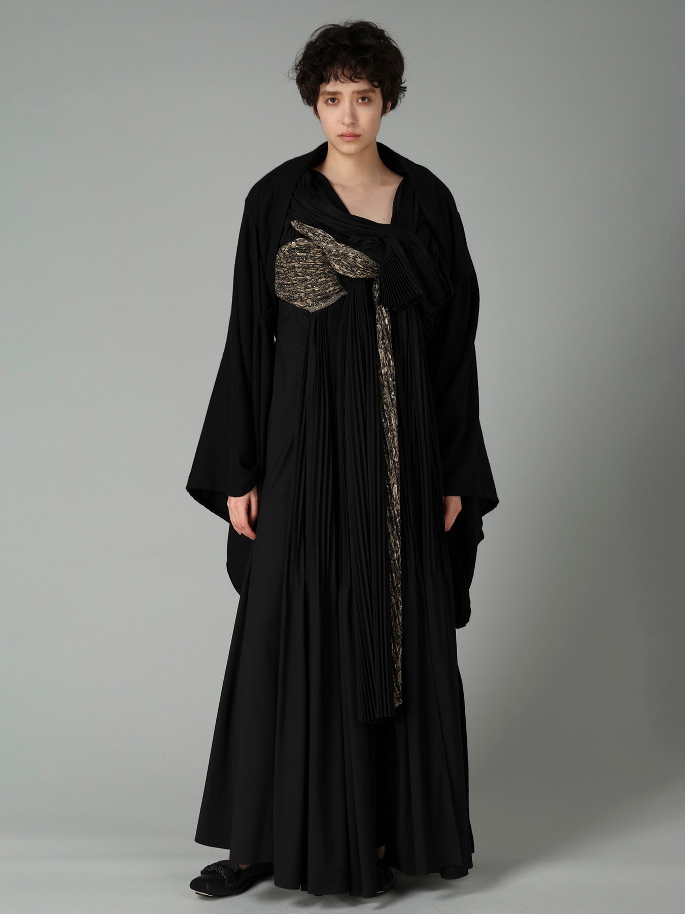 SOFT VIYELLA BELT P DRAPED JACKET