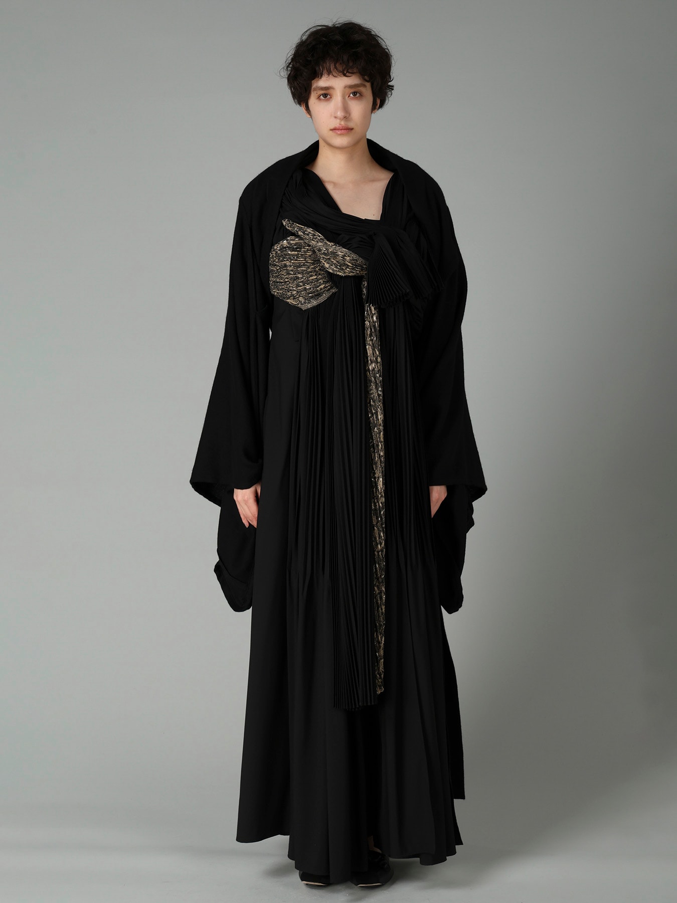 SOFT VIYELLA BELT P DRAPED JACKET