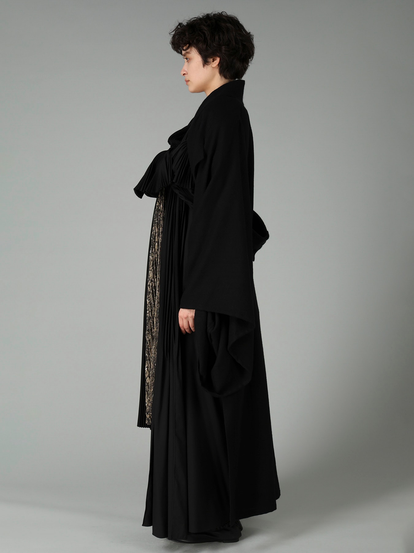 SOFT VIYELLA BELT P DRAPED JACKET