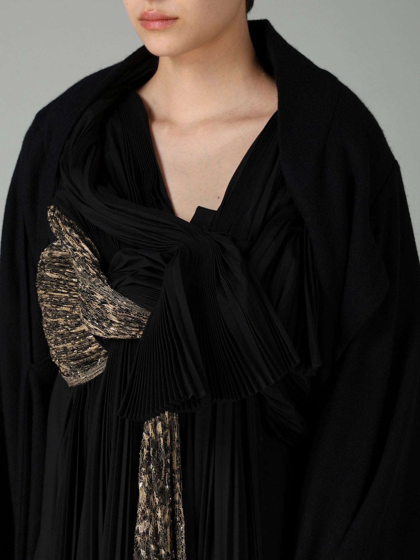 SOFT VIYELLA BELT P DRAPED JACKET