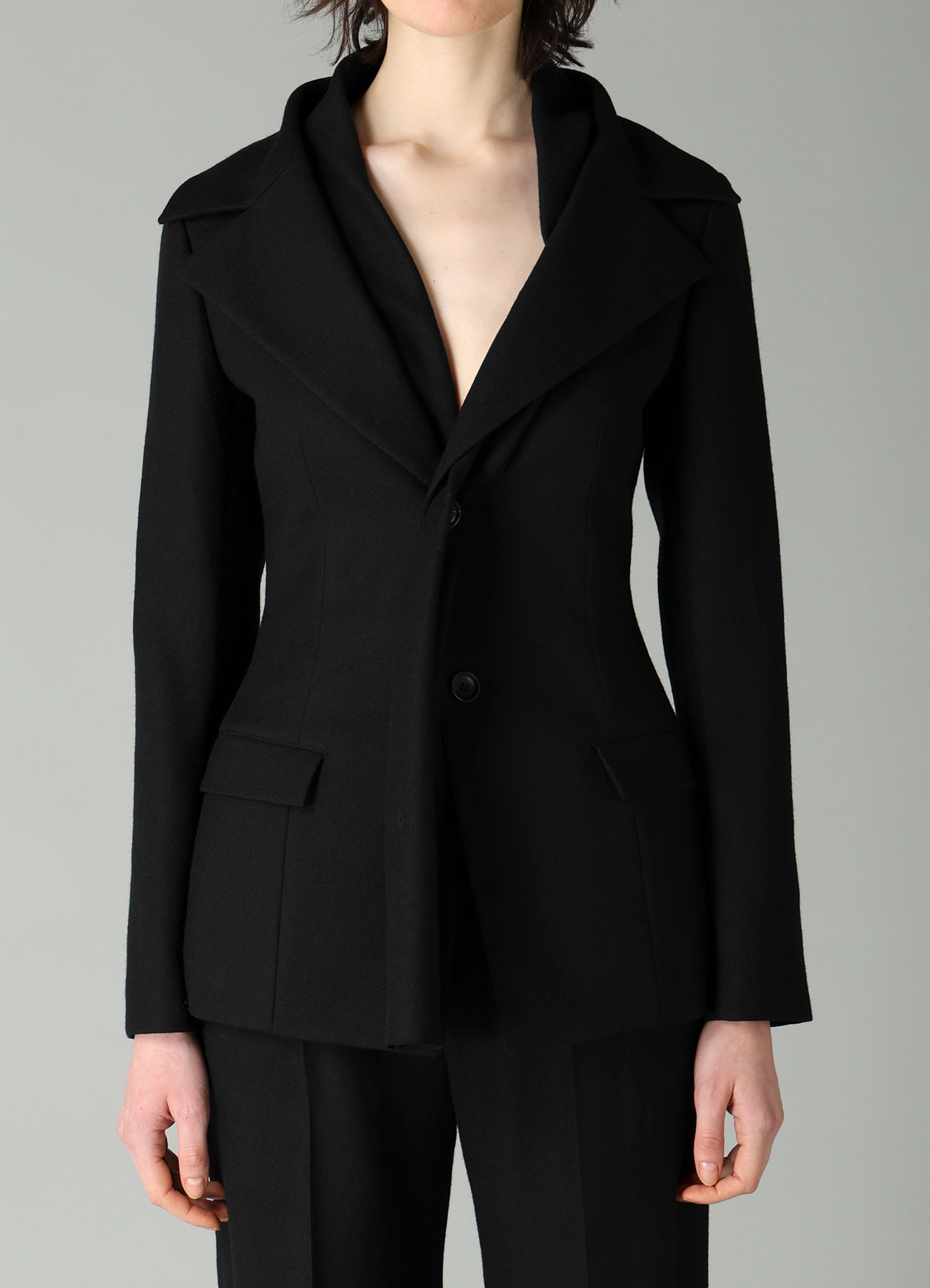 W/SAXONY STOLE DETAIL SINGLE JACKET