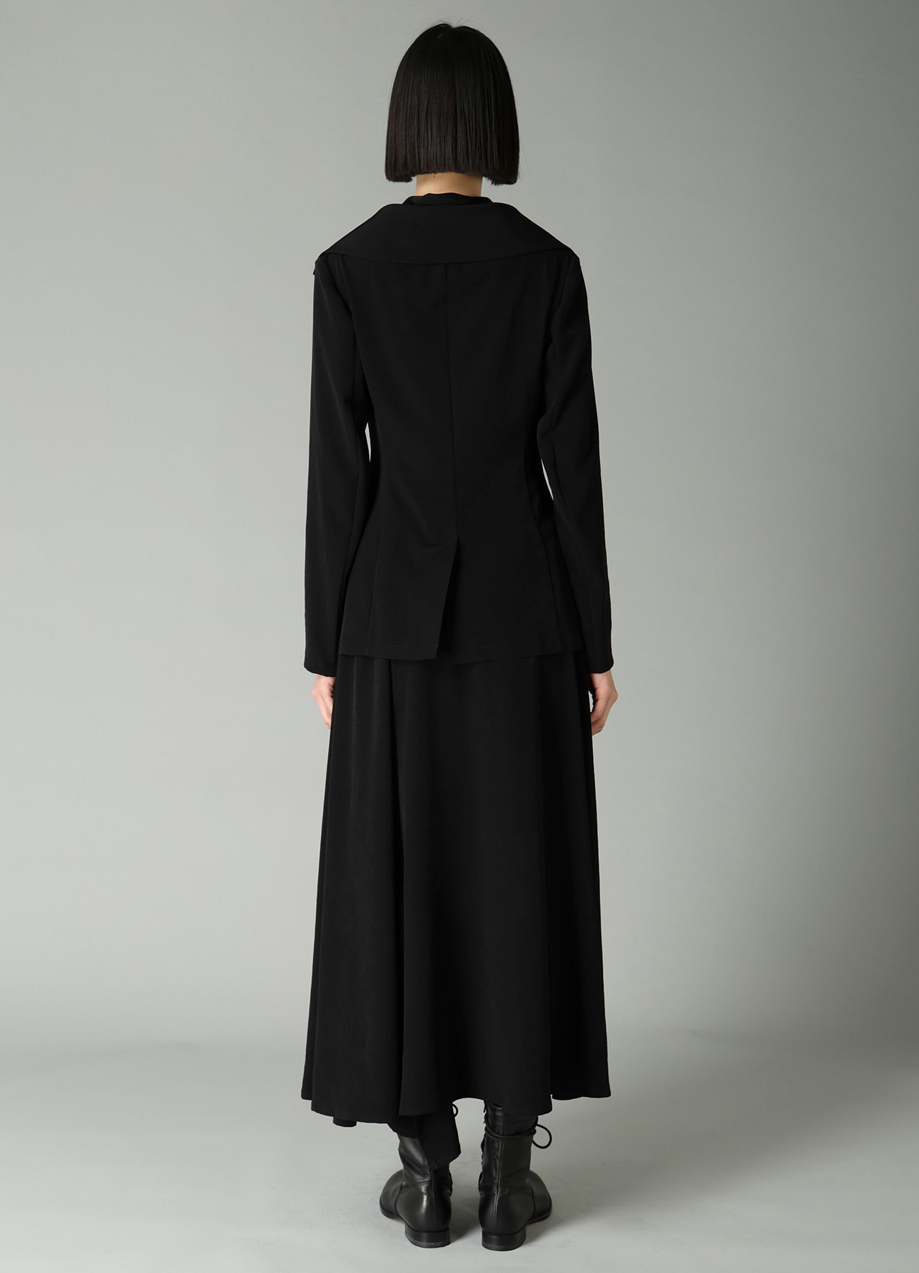 Ta/Pe CREPE DE CHINE STOLE DETAIL SINGLE JACKET