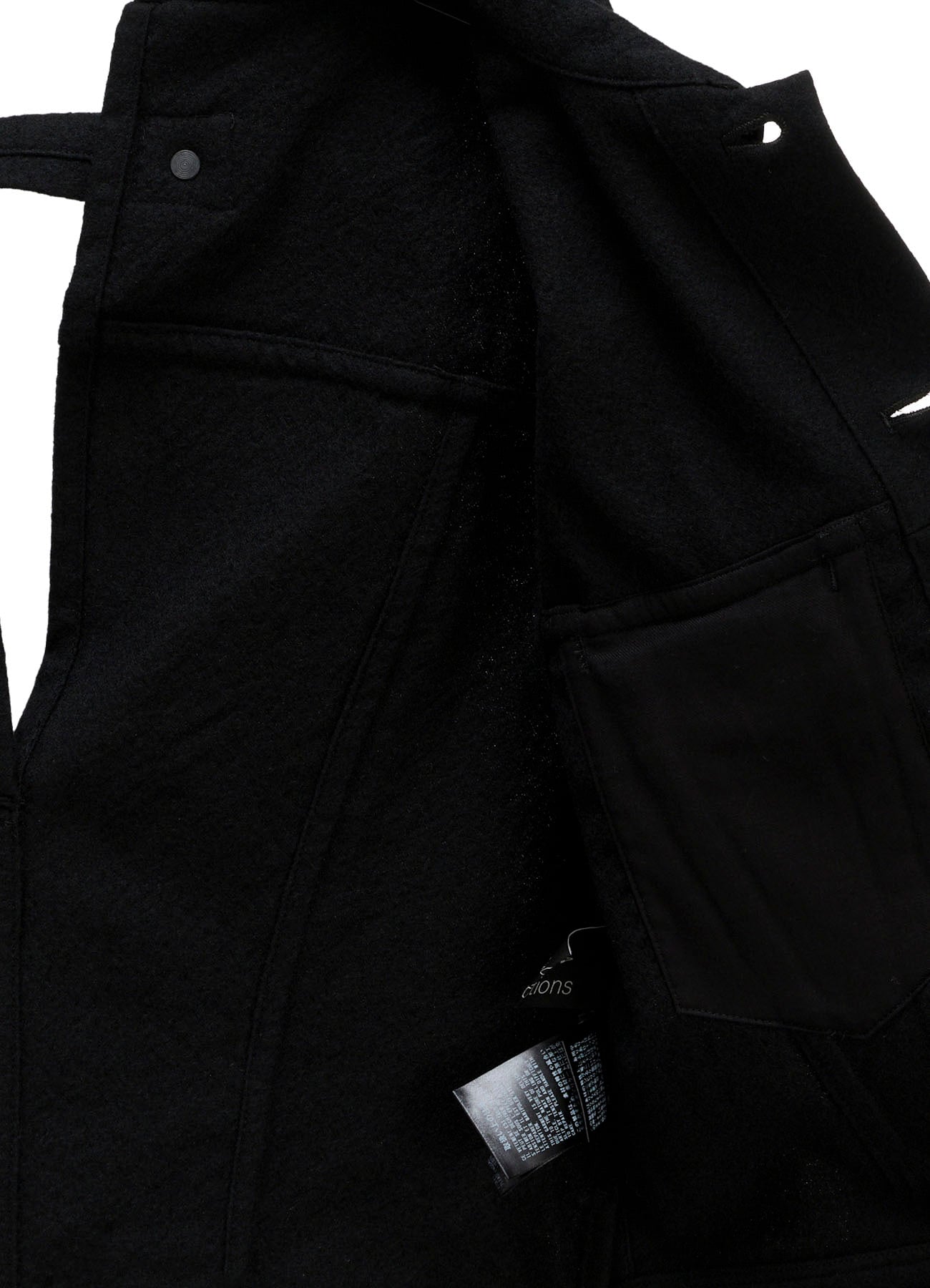 MILLED GABARDINE B OPEN BLOUSON