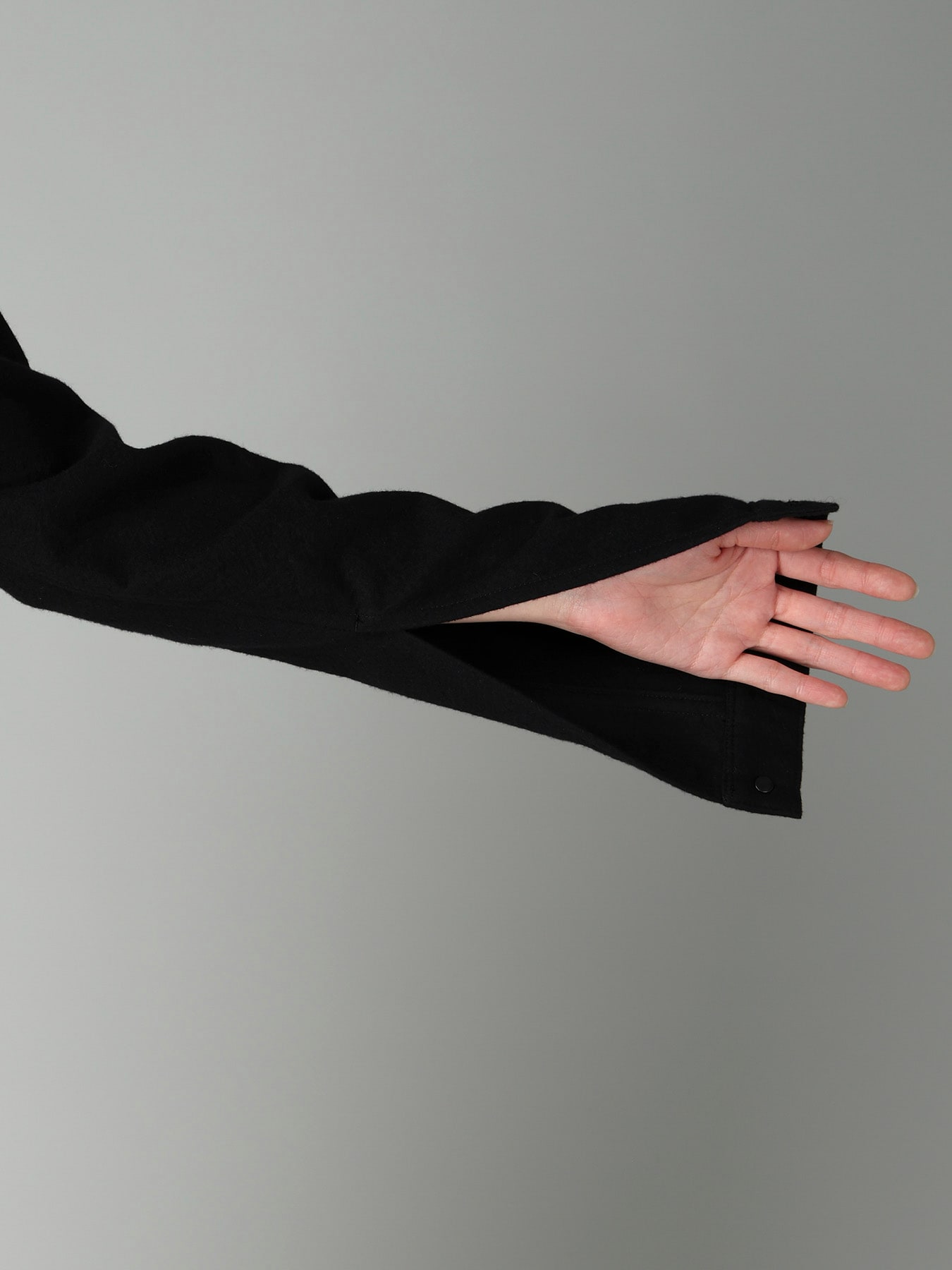 MILLED GABARDINE B OPEN BLOUSON