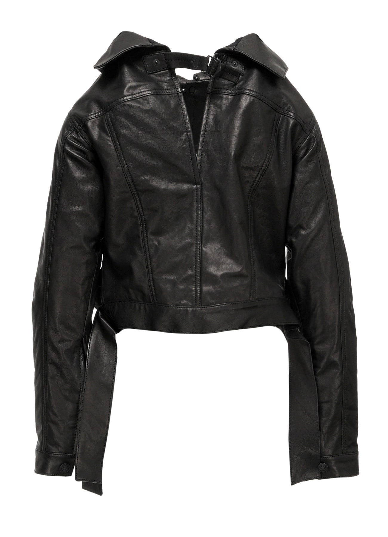 SHEEP LEATHER B OPEN BLOUSON