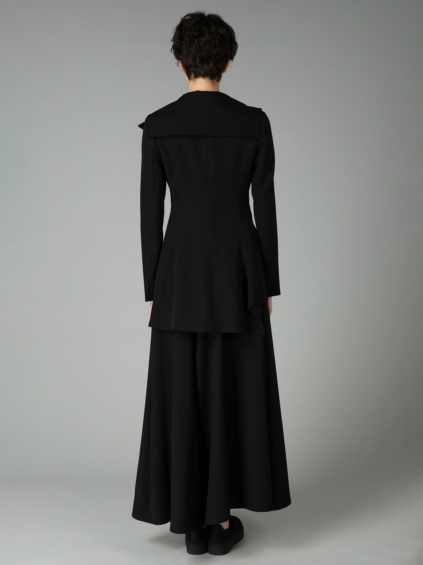 GABARDINE SAILOR COLLAR JACKET