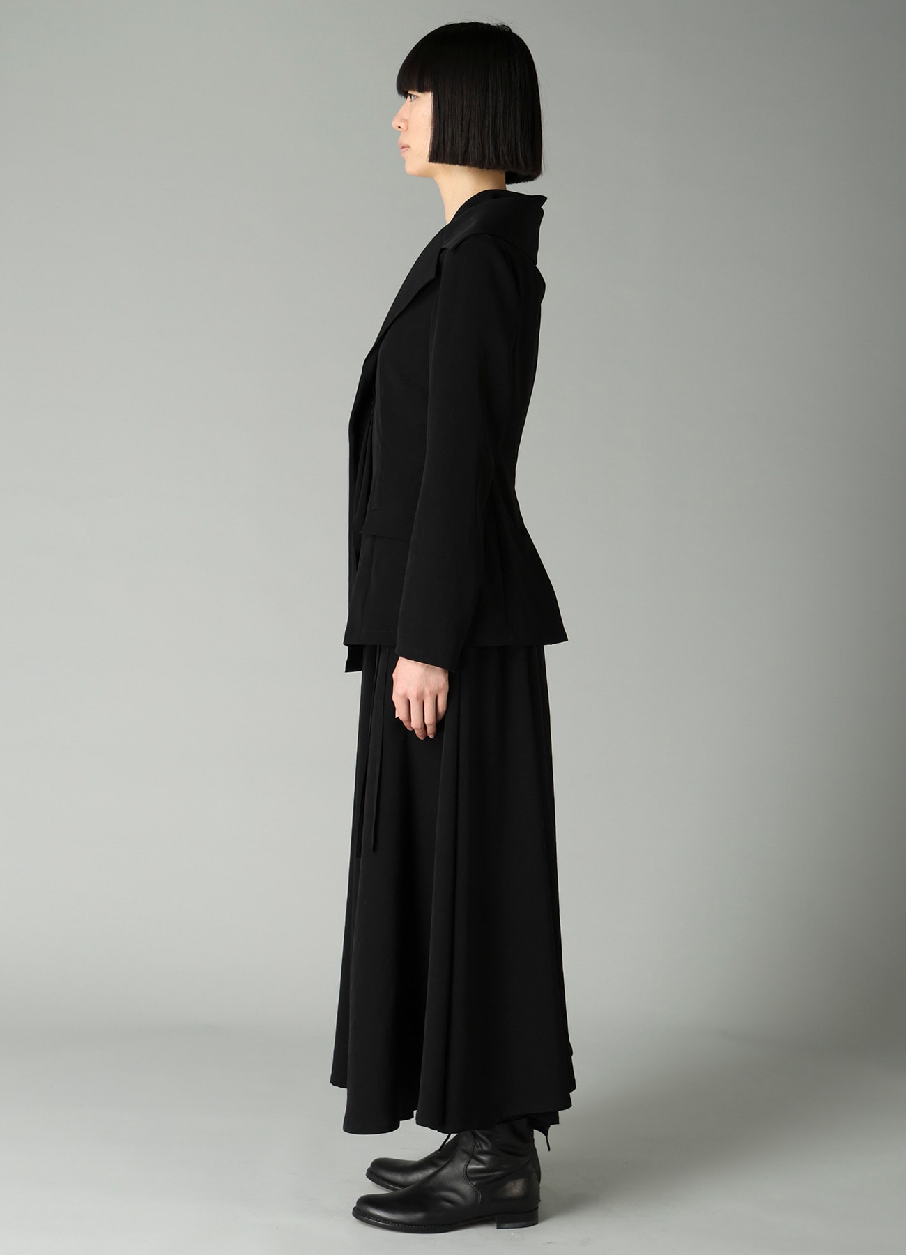 Ta/Pe CREPE DE CHINE SAILOR COLLAR JACKET