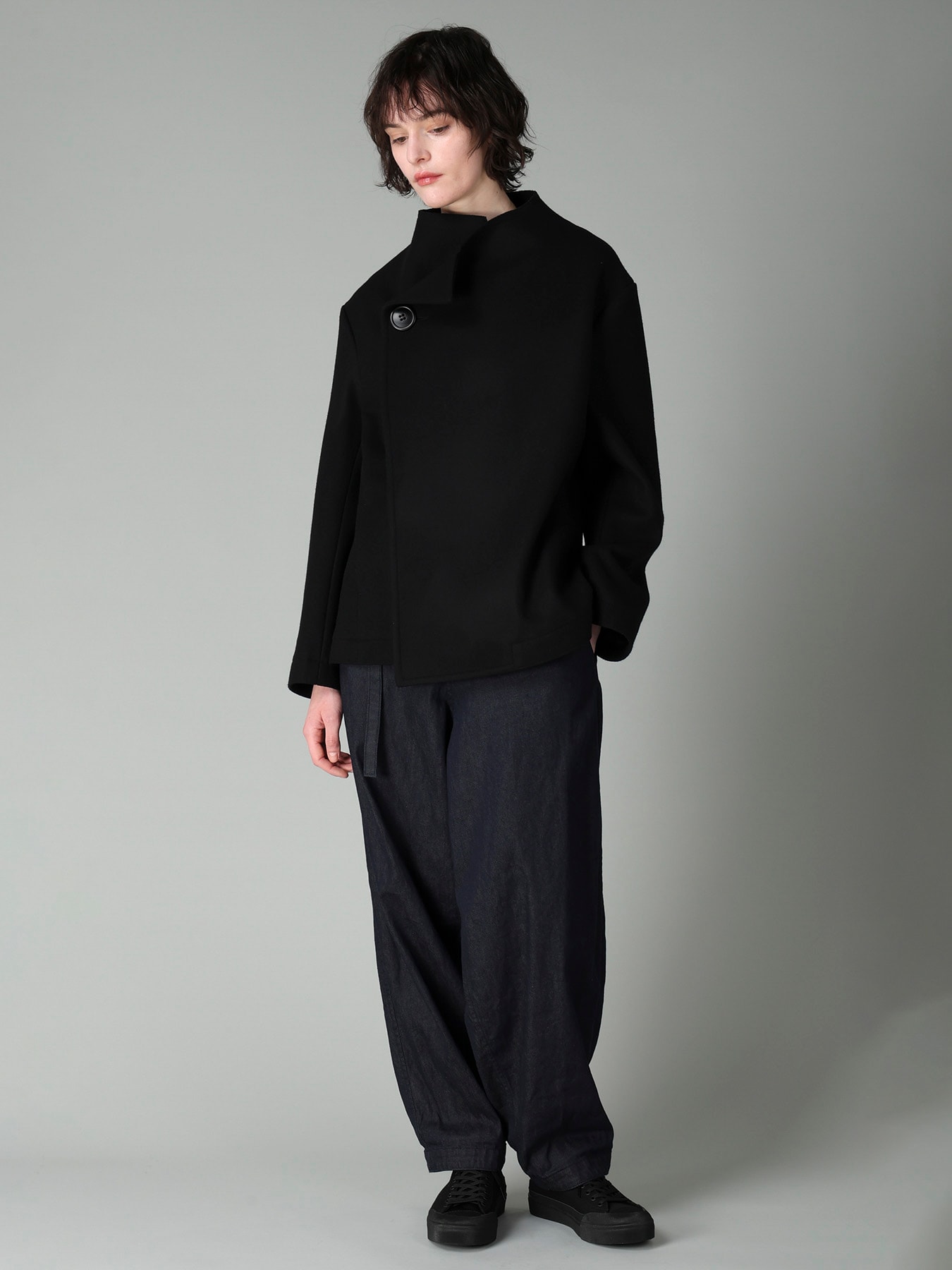 S100 MELTON 1 BUTTON JACKET