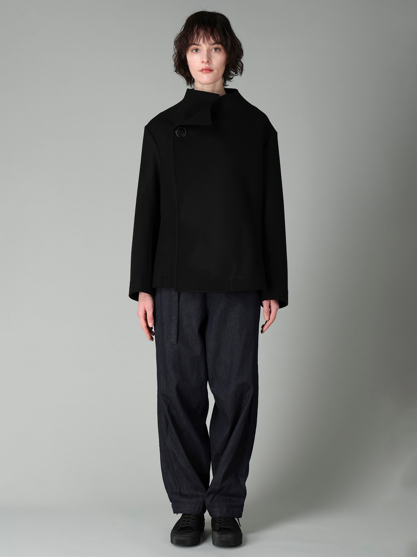 S100 MELTON 1 BUTTON JACKET