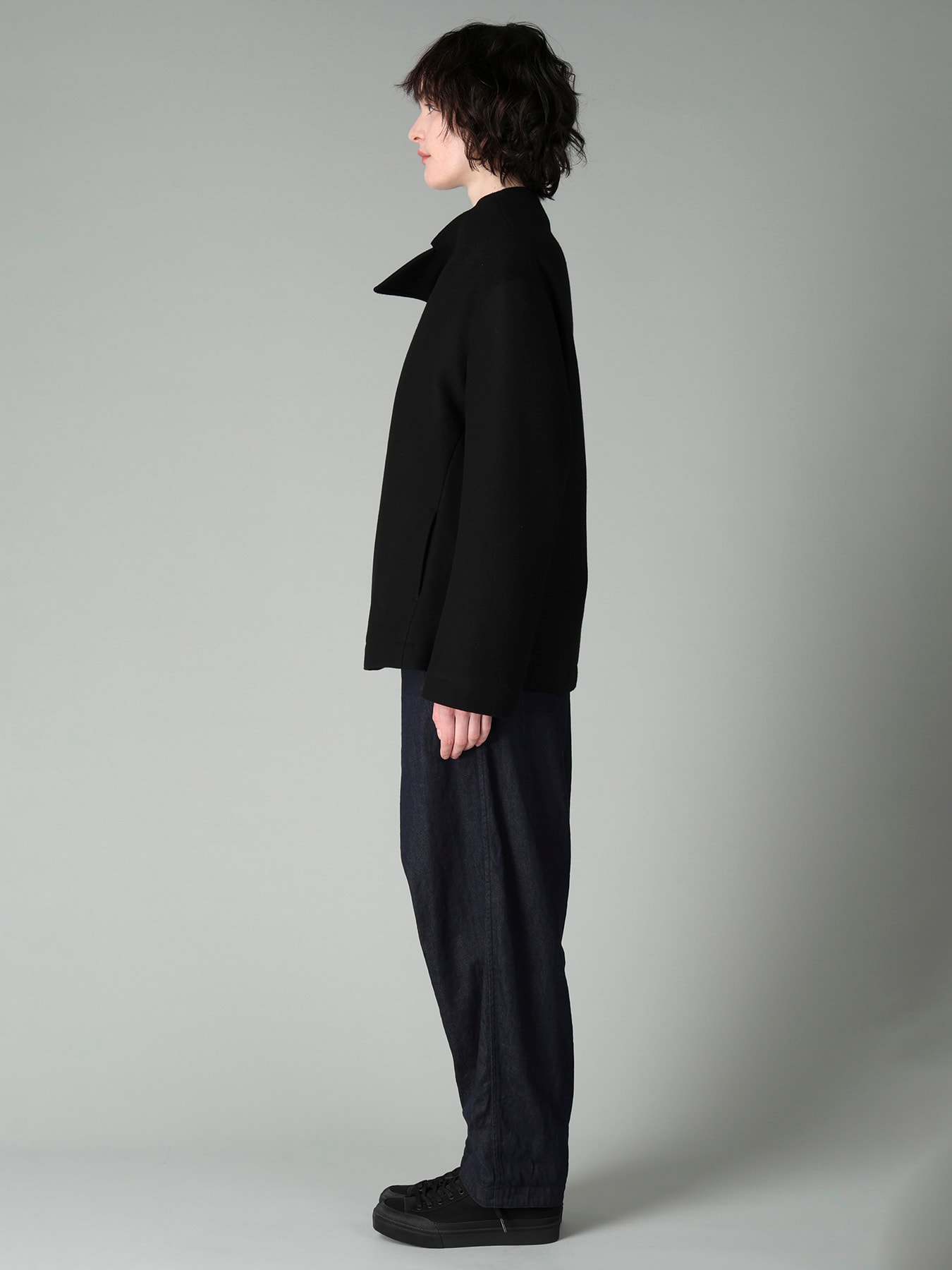 S100 MELTON 1 BUTTON JACKET
