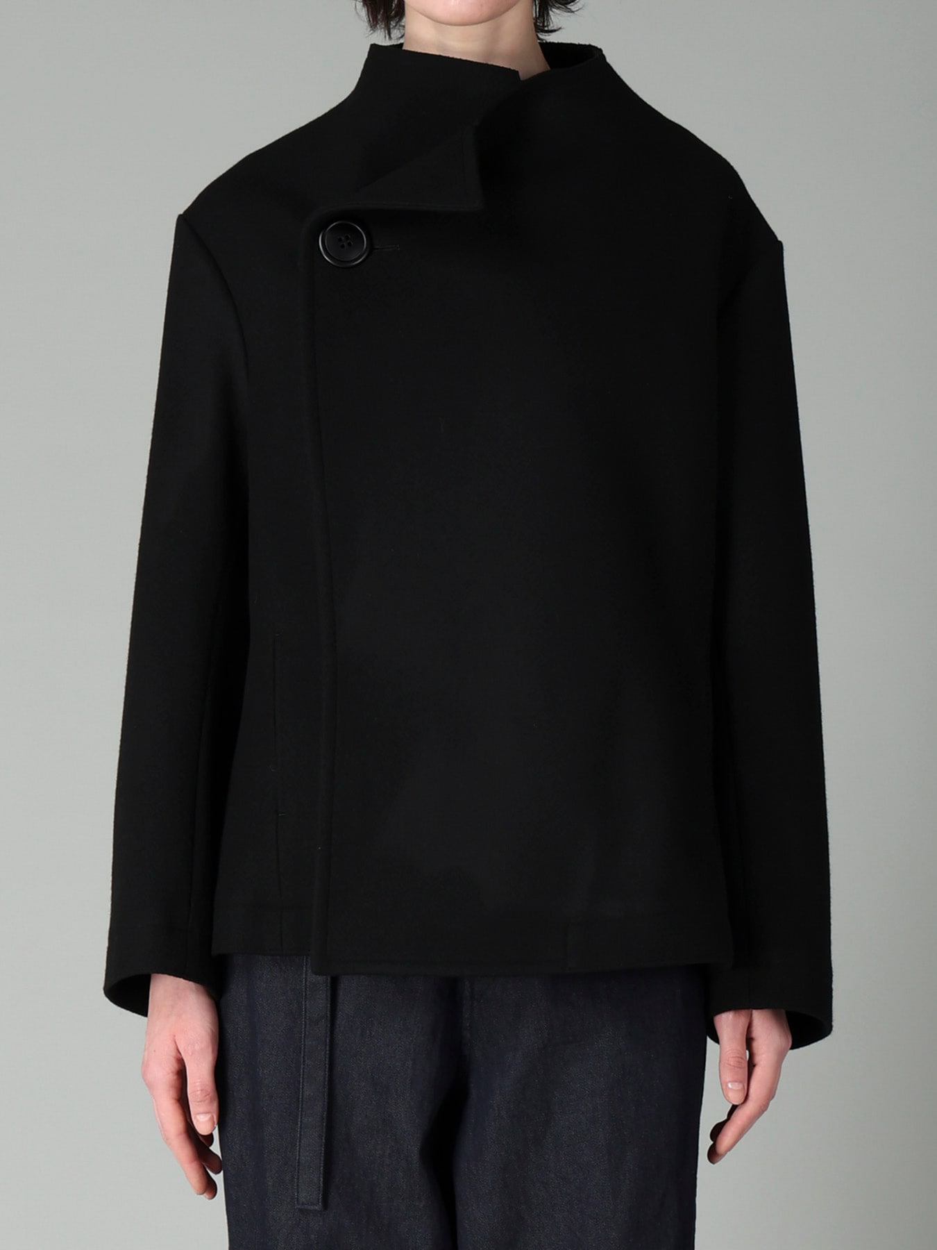 S100 MELTON 1 BUTTON JACKET