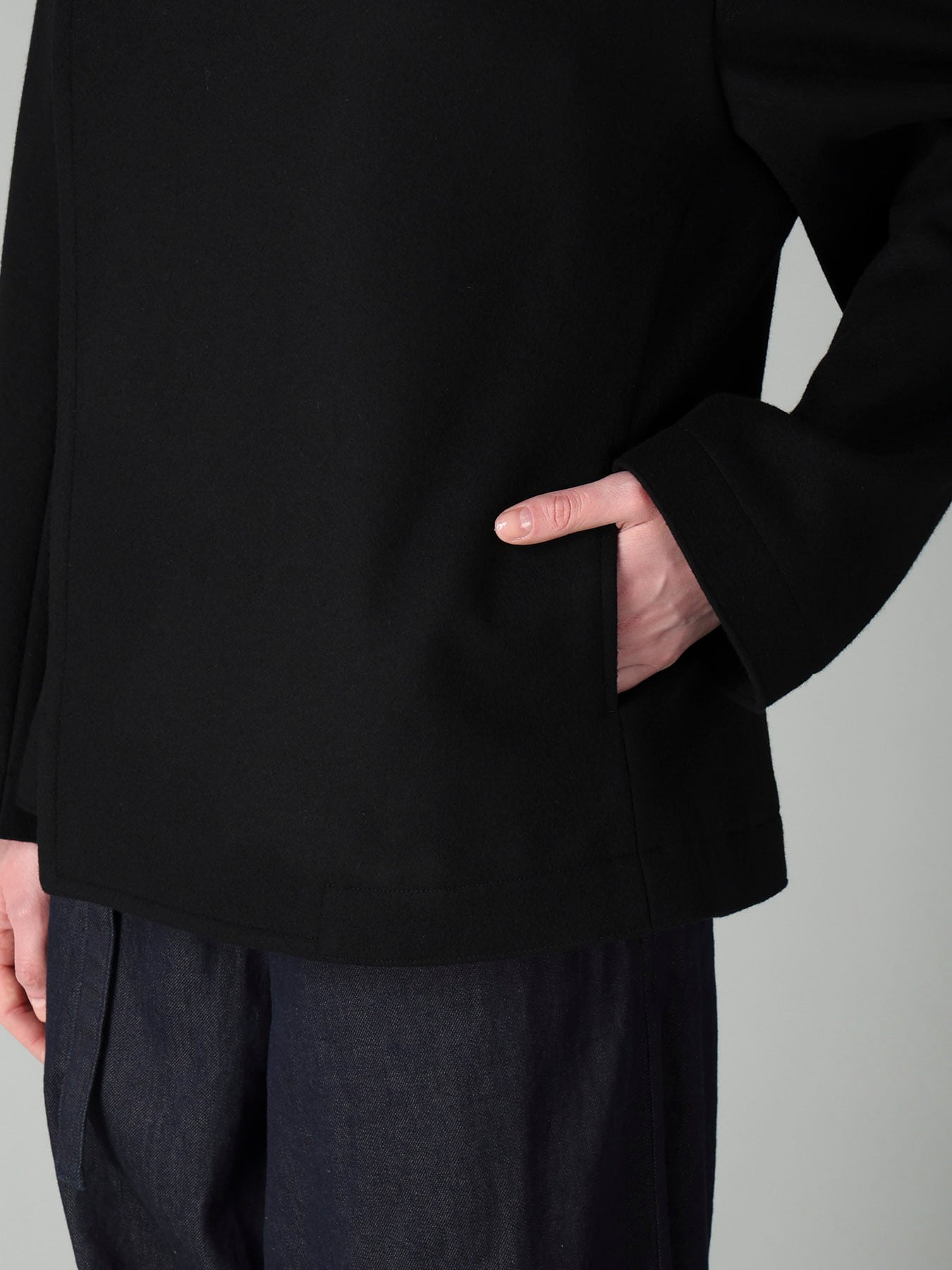 S100 MELTON 1 BUTTON JACKET