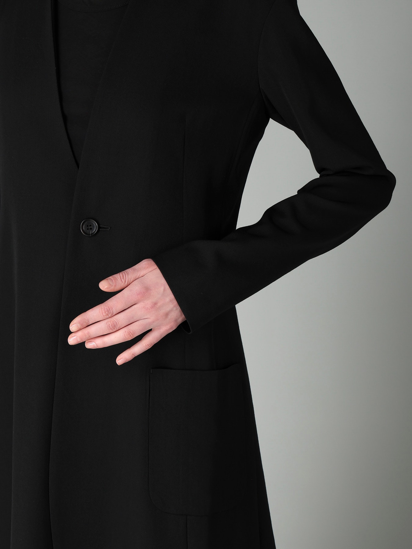 GABARDINE L ROUNDED ASM JACKET