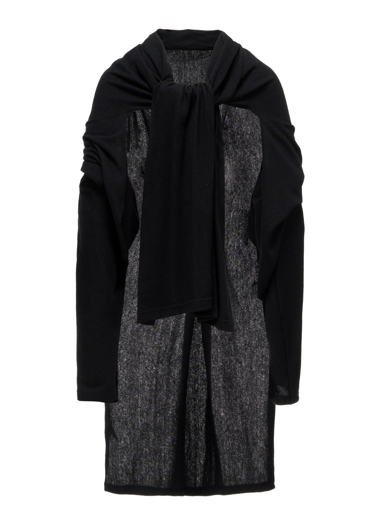SOFT WOOLEN 1/14 SINGLE BACKSIDE KNOT D JACKET