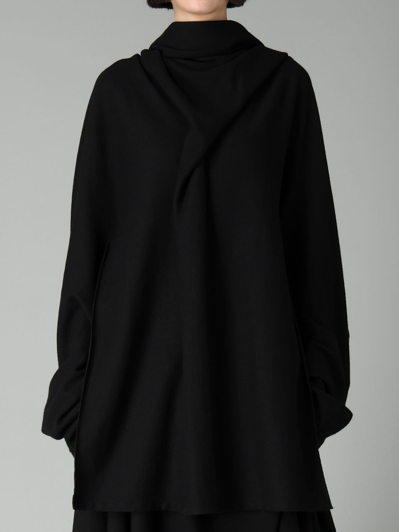 SOFT WOOLEN 1/14 SINGLE BACKSIDE KNOT D JACKET