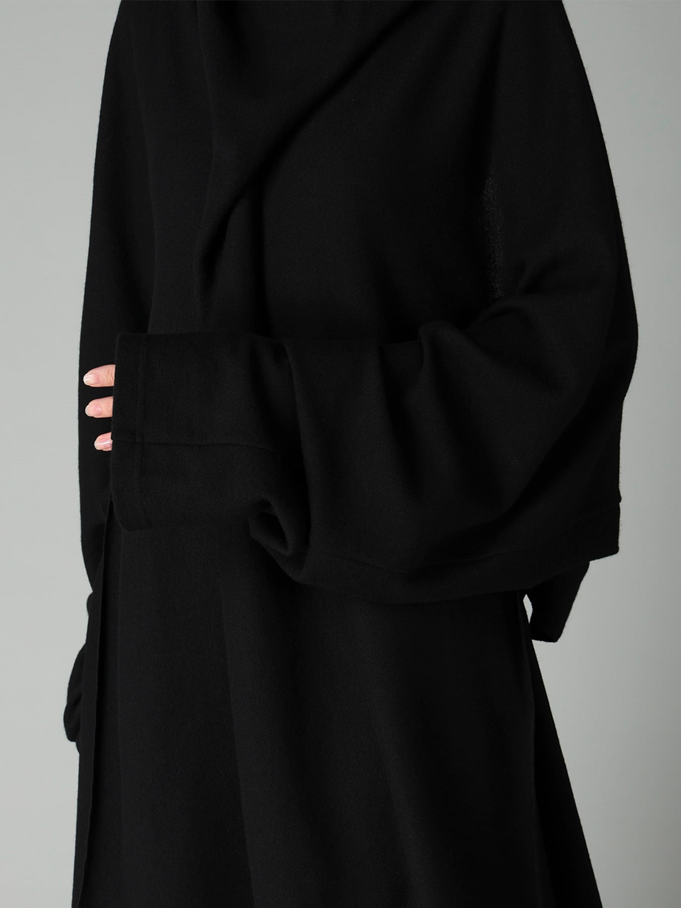 SOFT WOOLEN 1/14 SINGLE BACKSIDE KNOT D JACKET