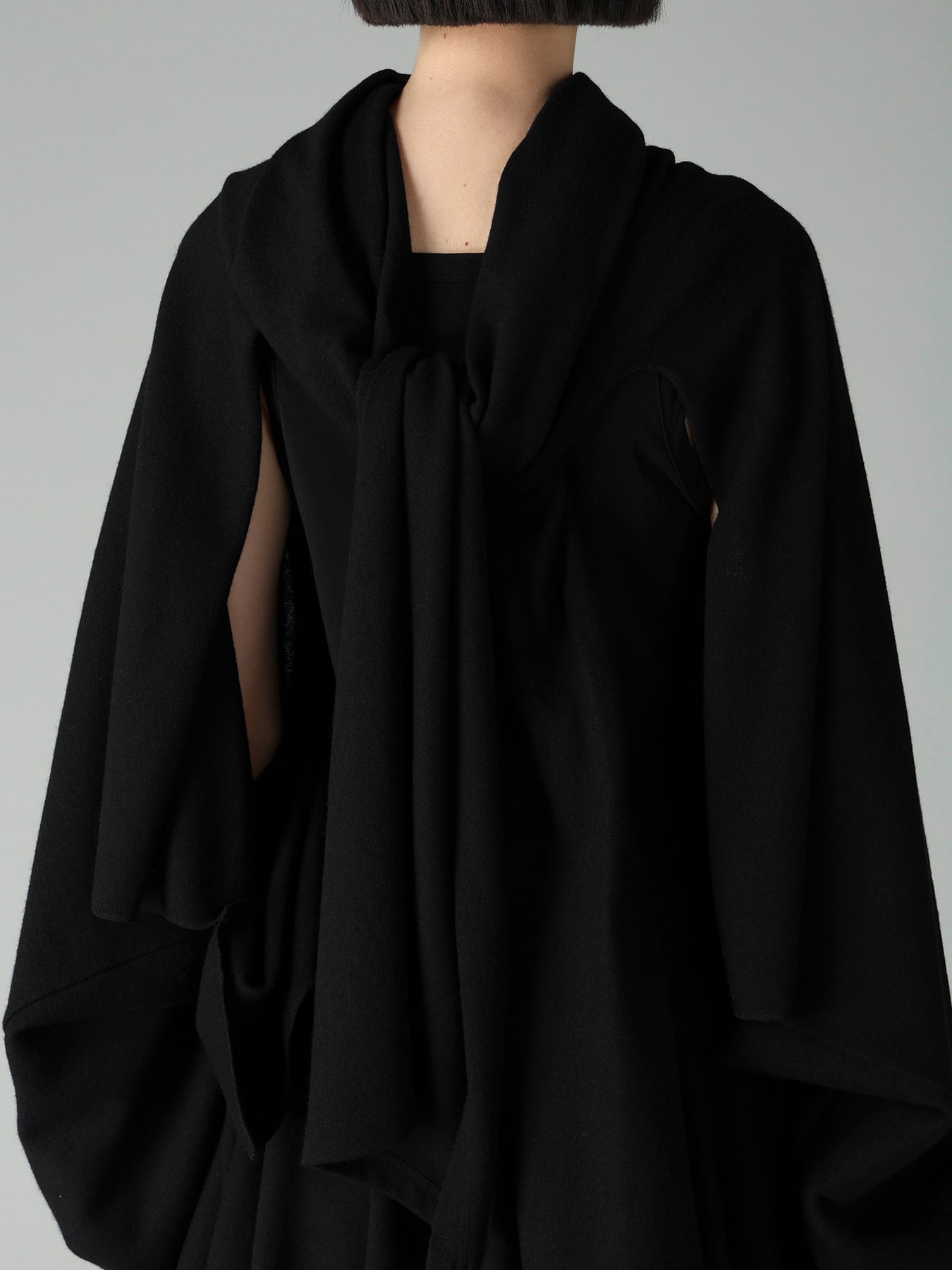 SOFT WOOLEN 1/14 SINGLE BACKSIDE KNOT D JACKET