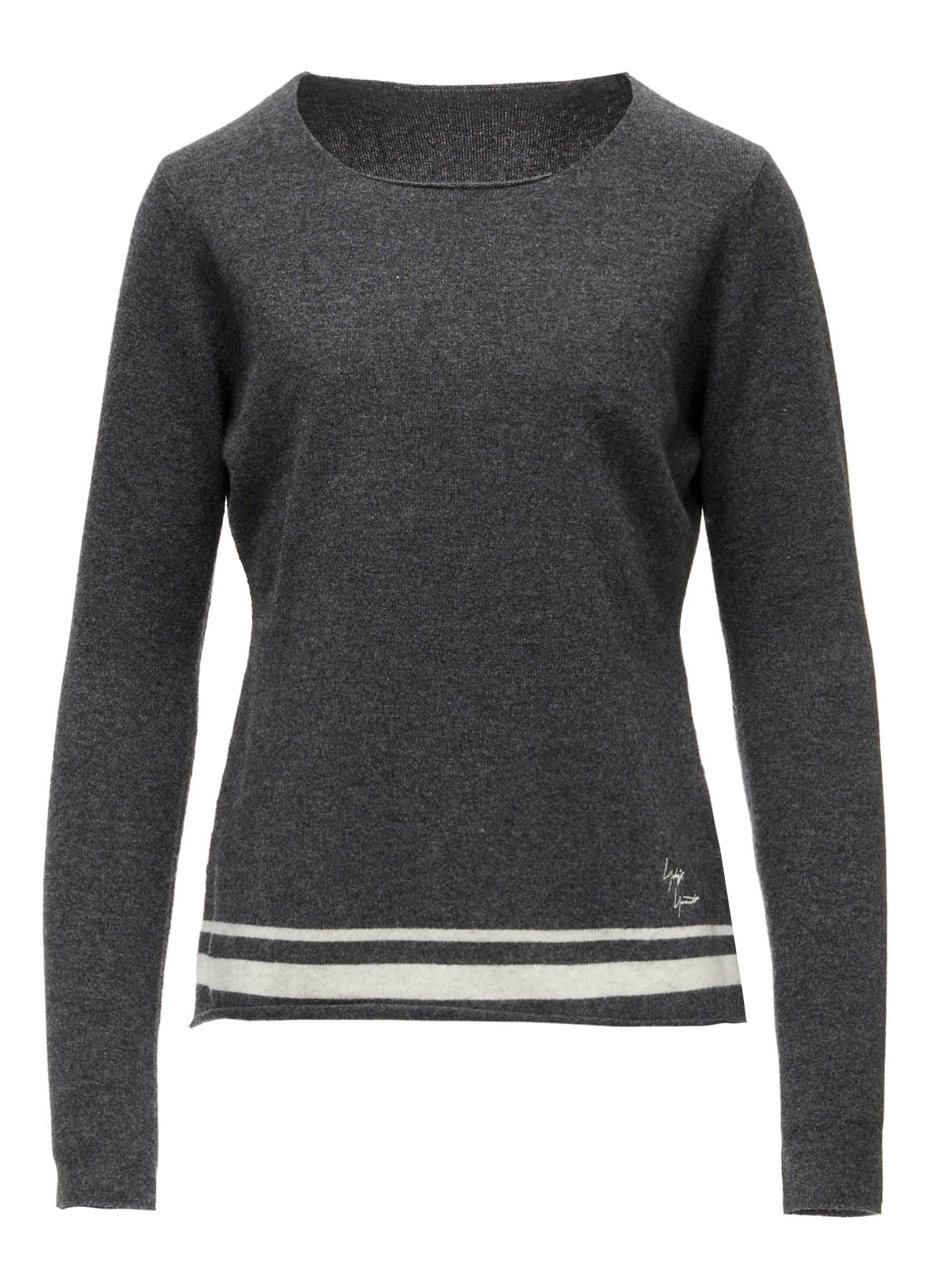 EMBROIDERY LINE YY SIGNATURE SWEATER