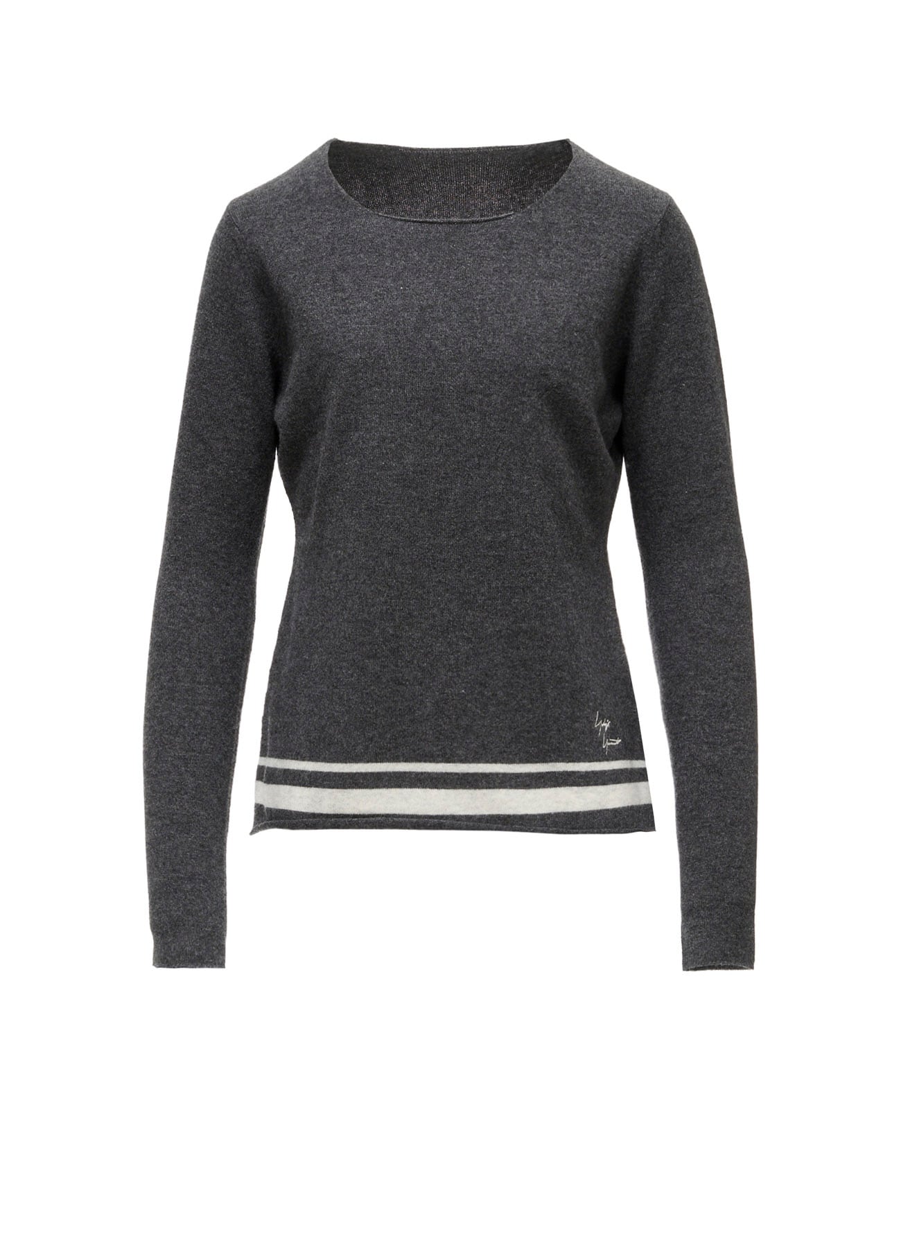 EMBROIDERY LINE YY SIGNATURE SWEATER