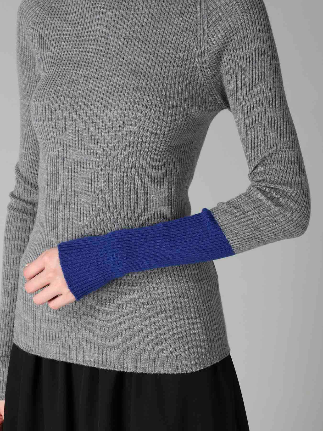 12G1P 2x1 COLOR COMBI RIB COLOR COMBI HIGHNECK PO