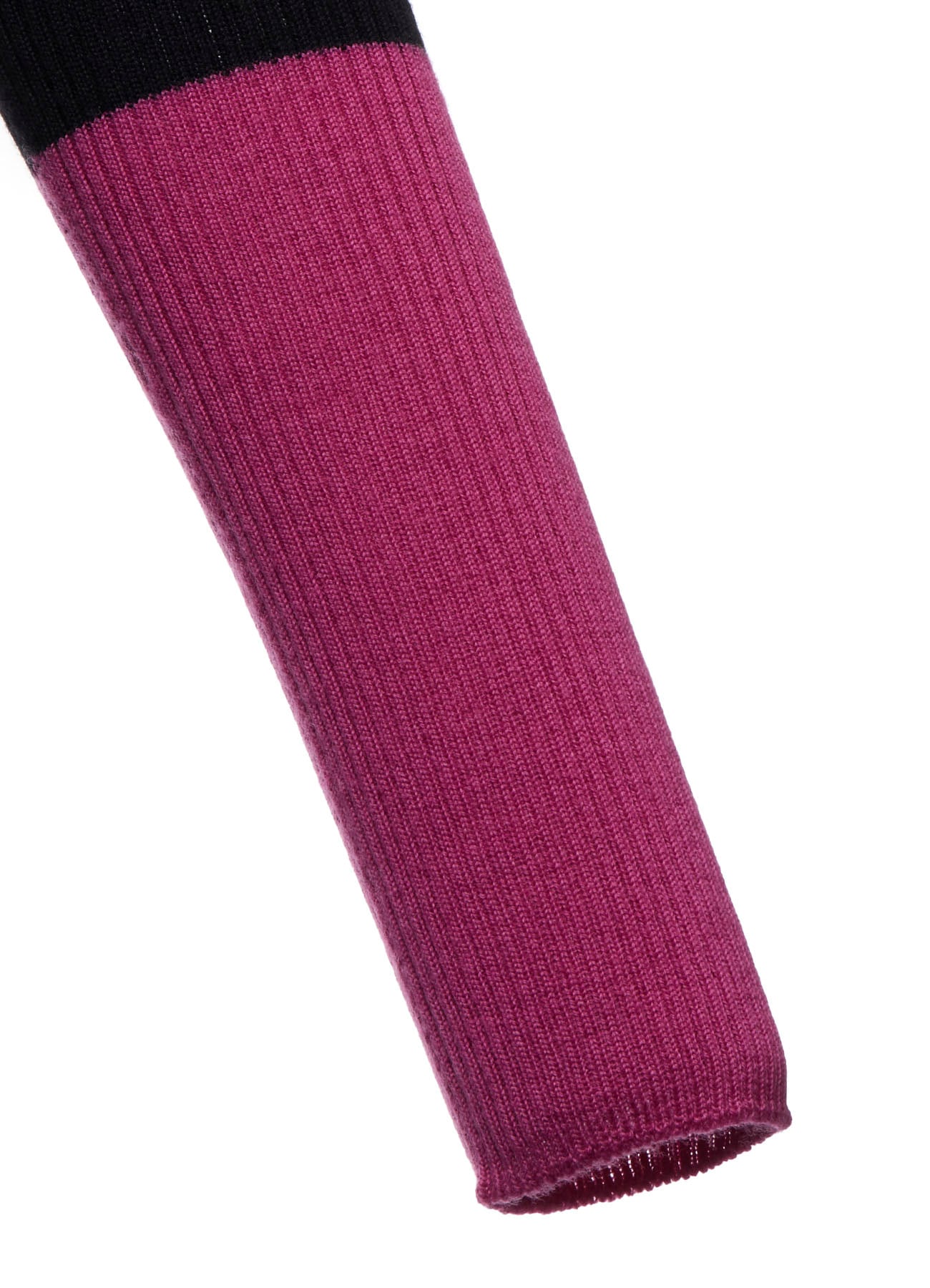 12G1P 2x1 COLOR COMBI RIB COLOR COMBI ZIP CARDIGDAN