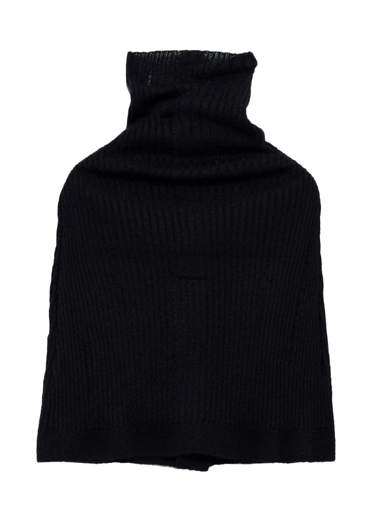 RIB KNIT CAPE