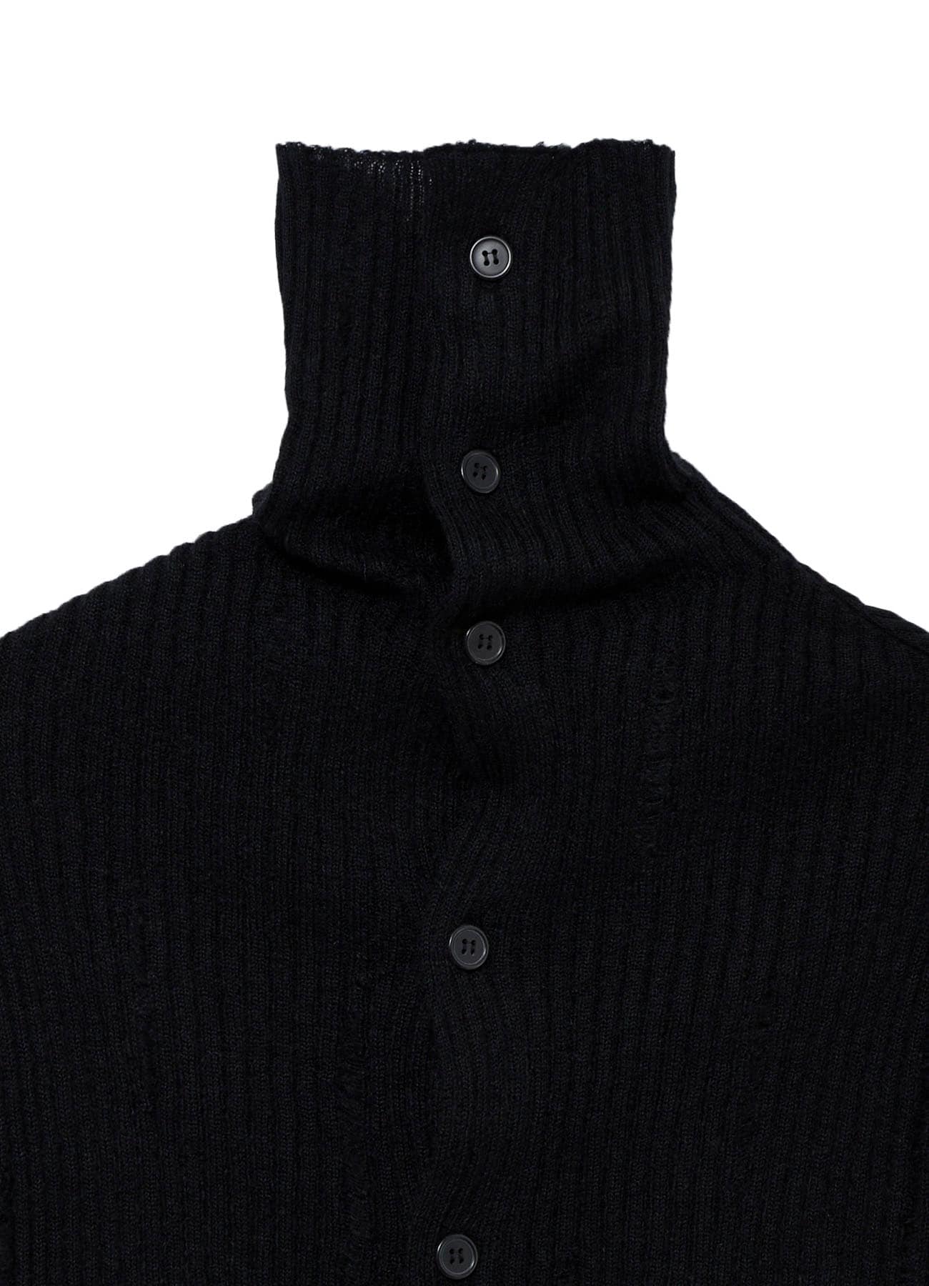 RIB KNIT CAPE