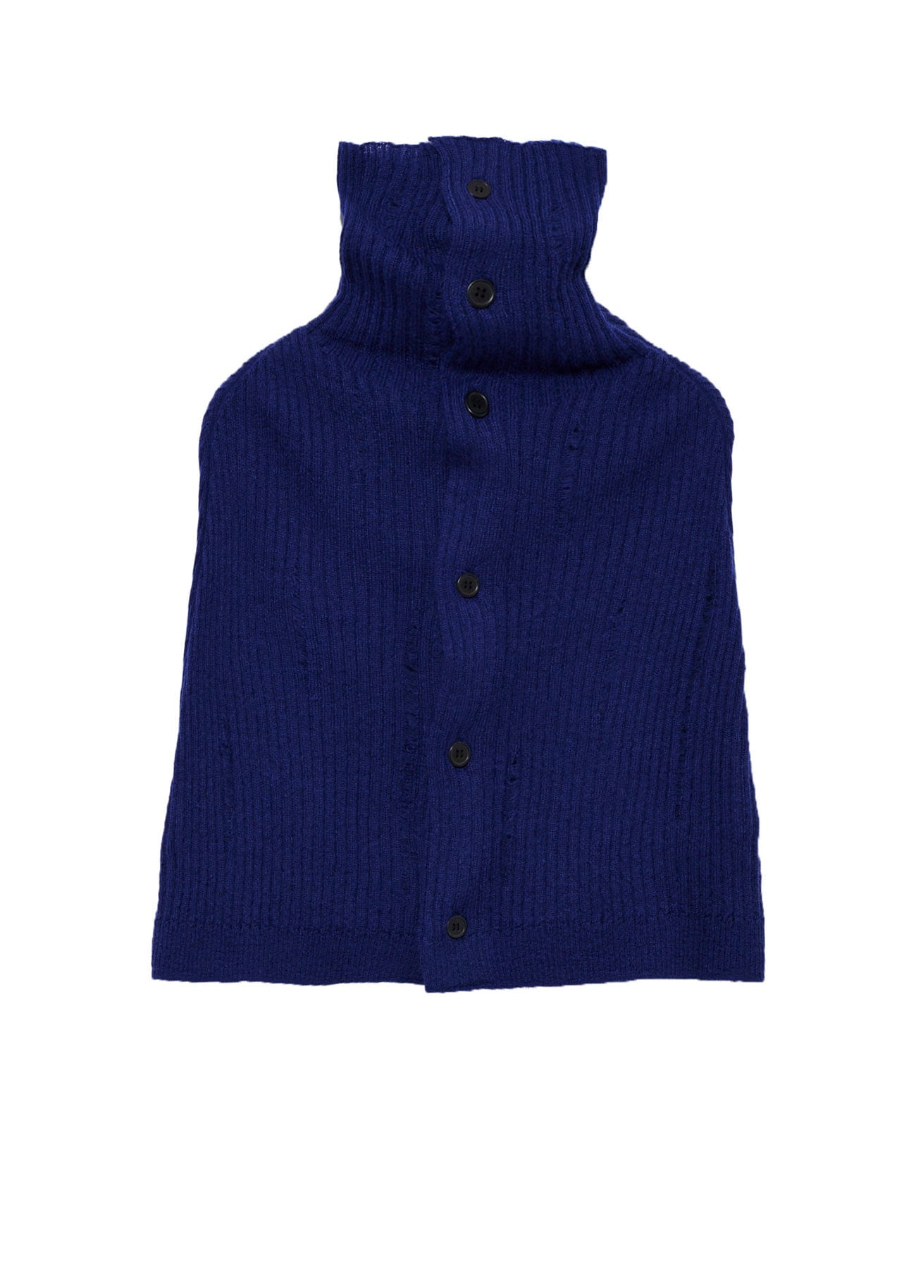 RIB KNIT CAPE
