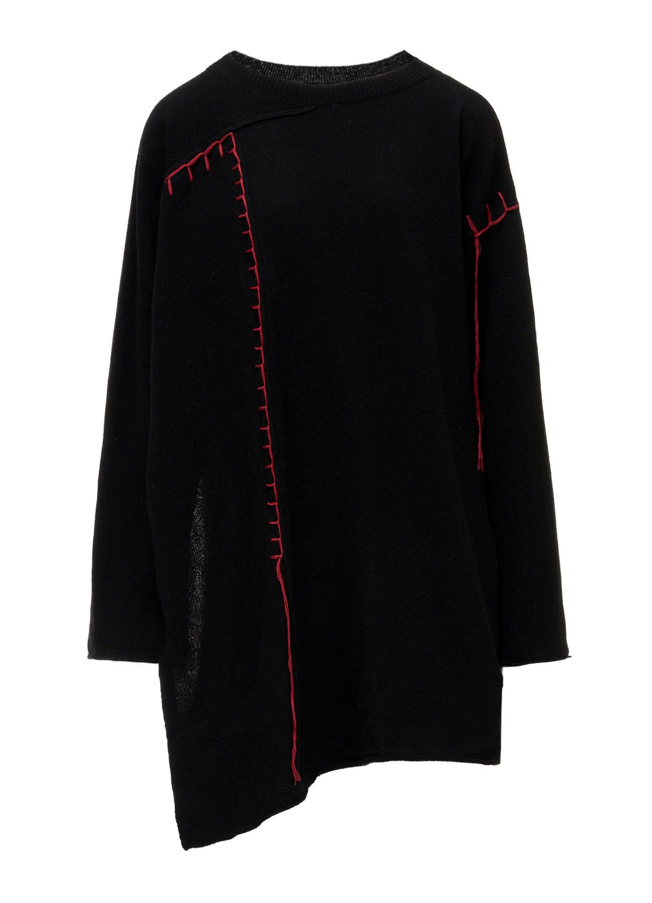 RIB EBROIDERY PULLOVER