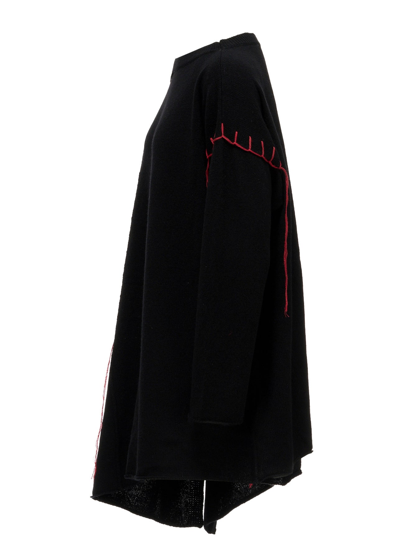 RIB EBROIDERY PULLOVER