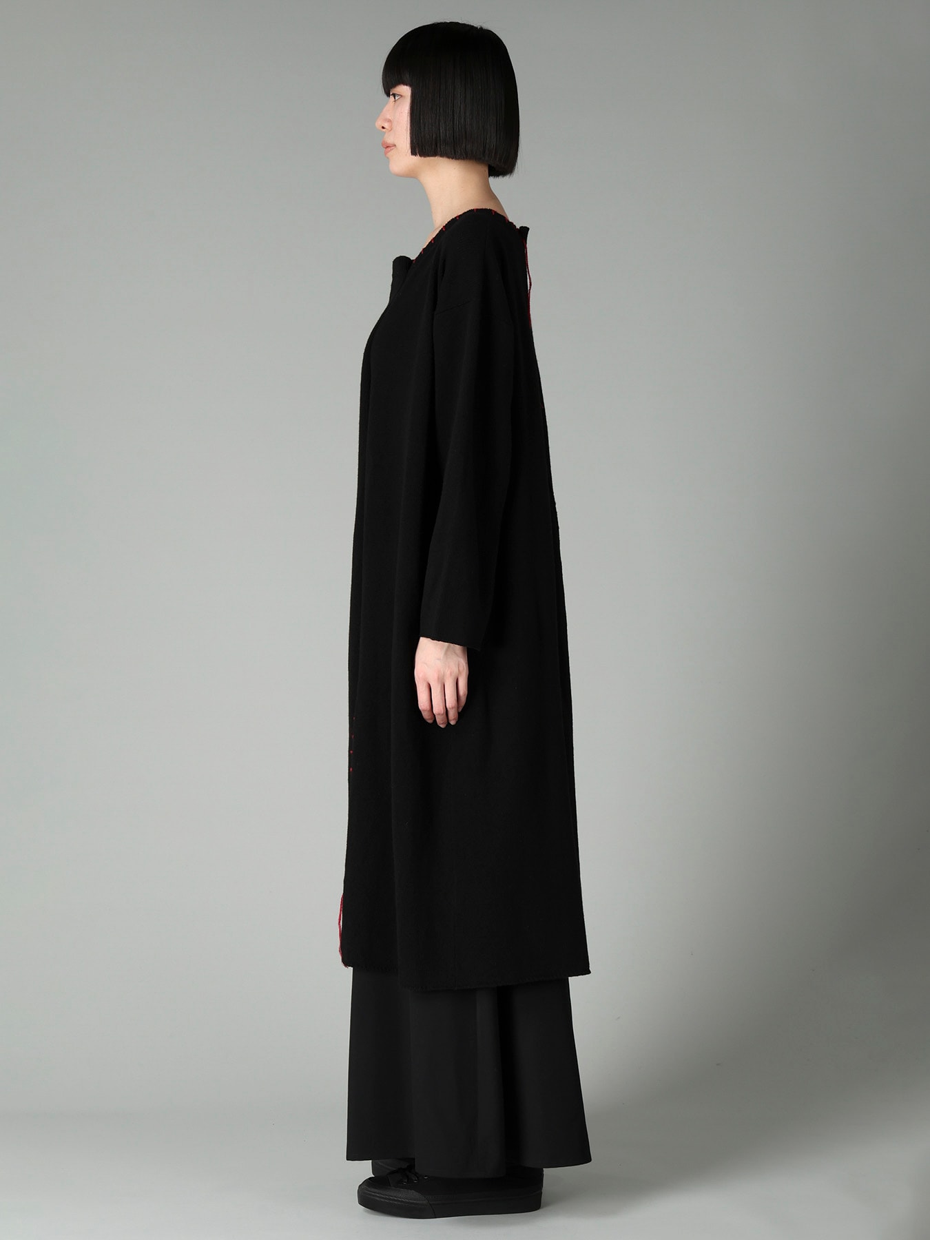 RIB EBROIDERY PULLOVER