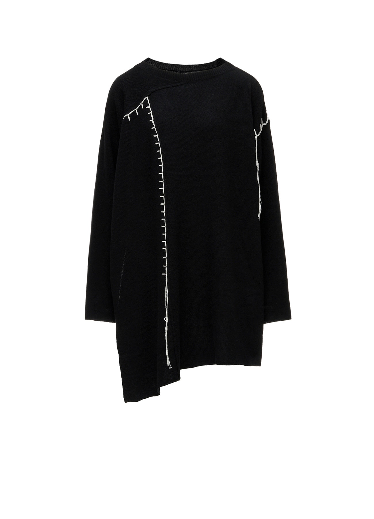 RIB EBROIDERY PULLOVER