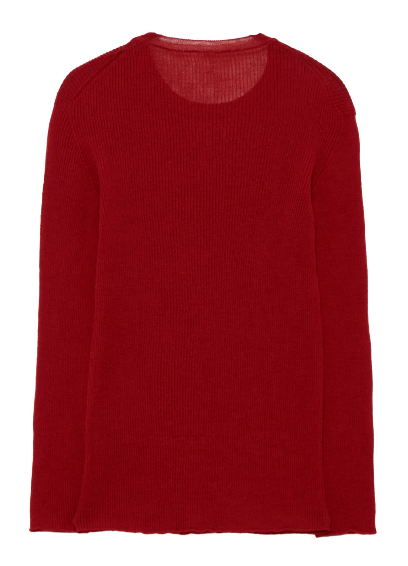 RIB ROUND NECK PULLOVER