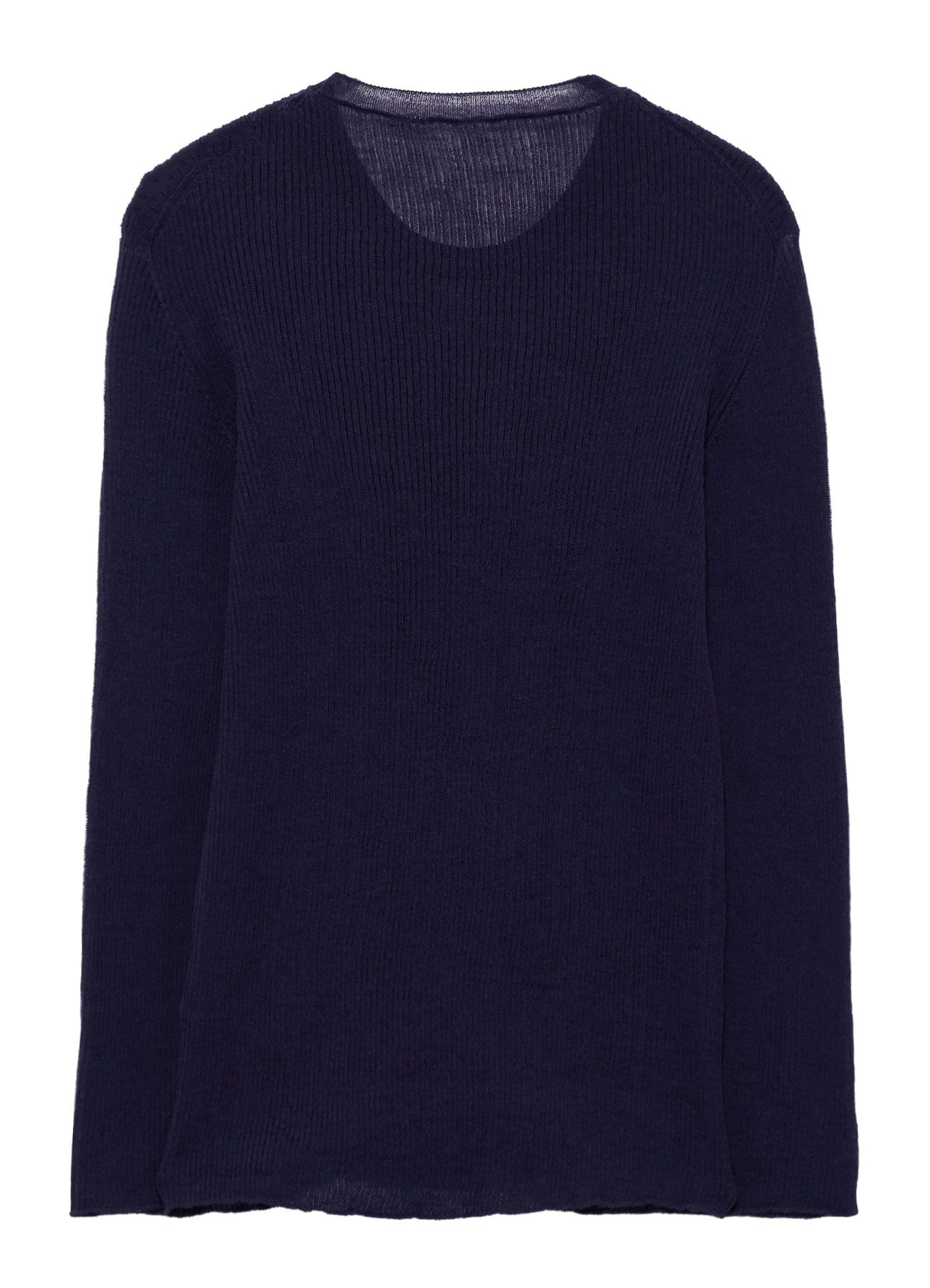 RIB ROUND NECK PULLOVER