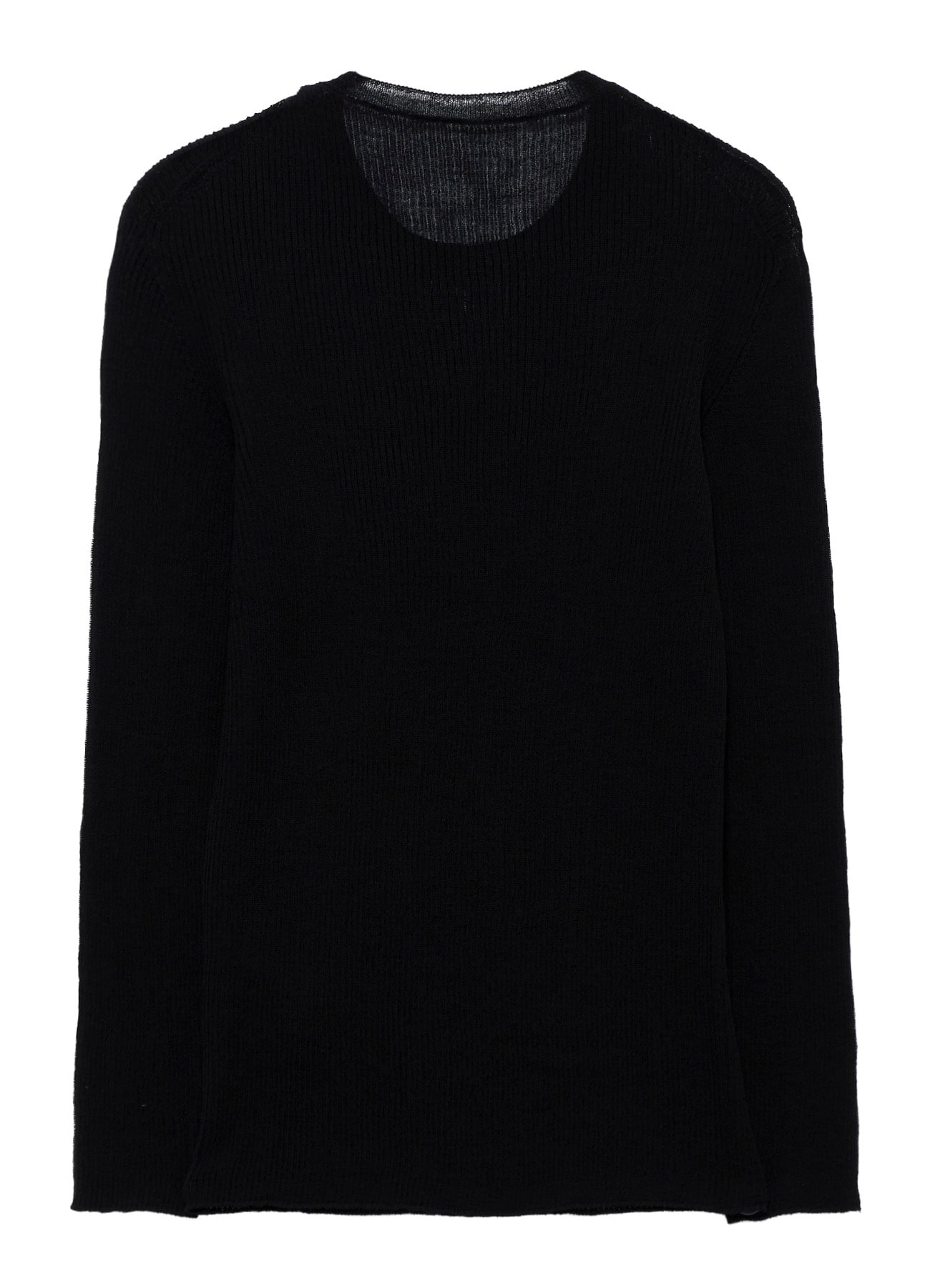 RIB ROUND NECK PULLOVER