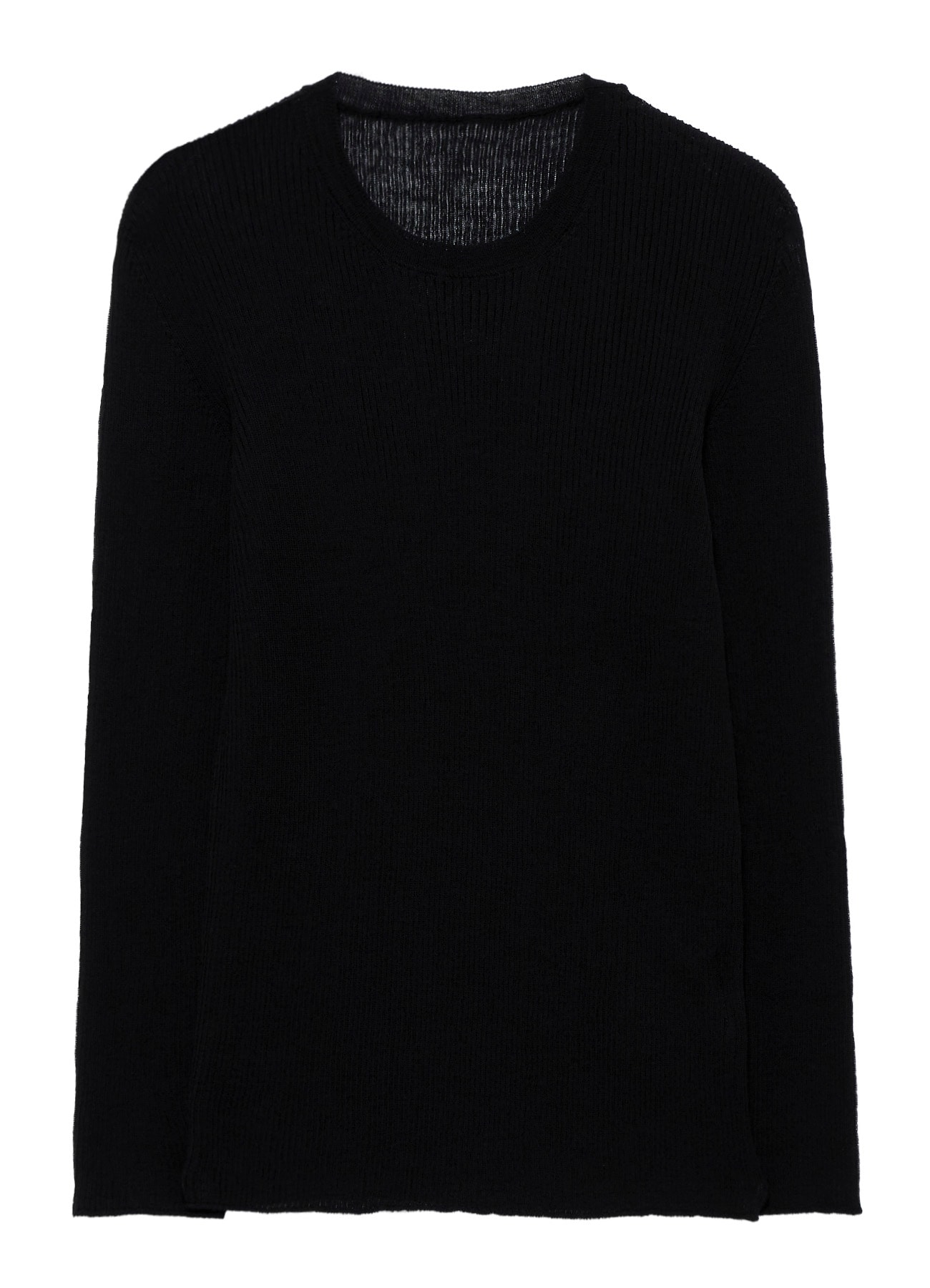 RIB ROUND NECK PULLOVER