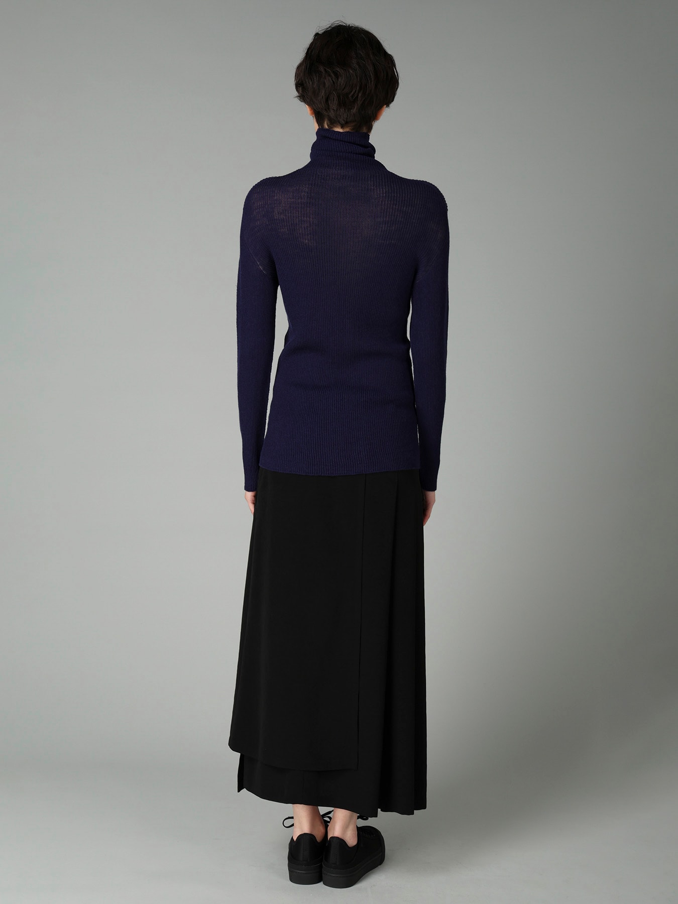 RIB HIGHNECK PULLOVER