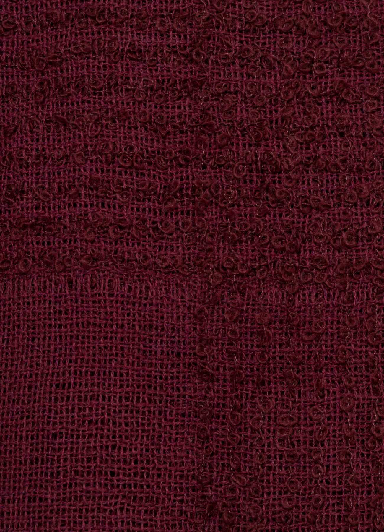 W/RING YARN PLAID STOLE