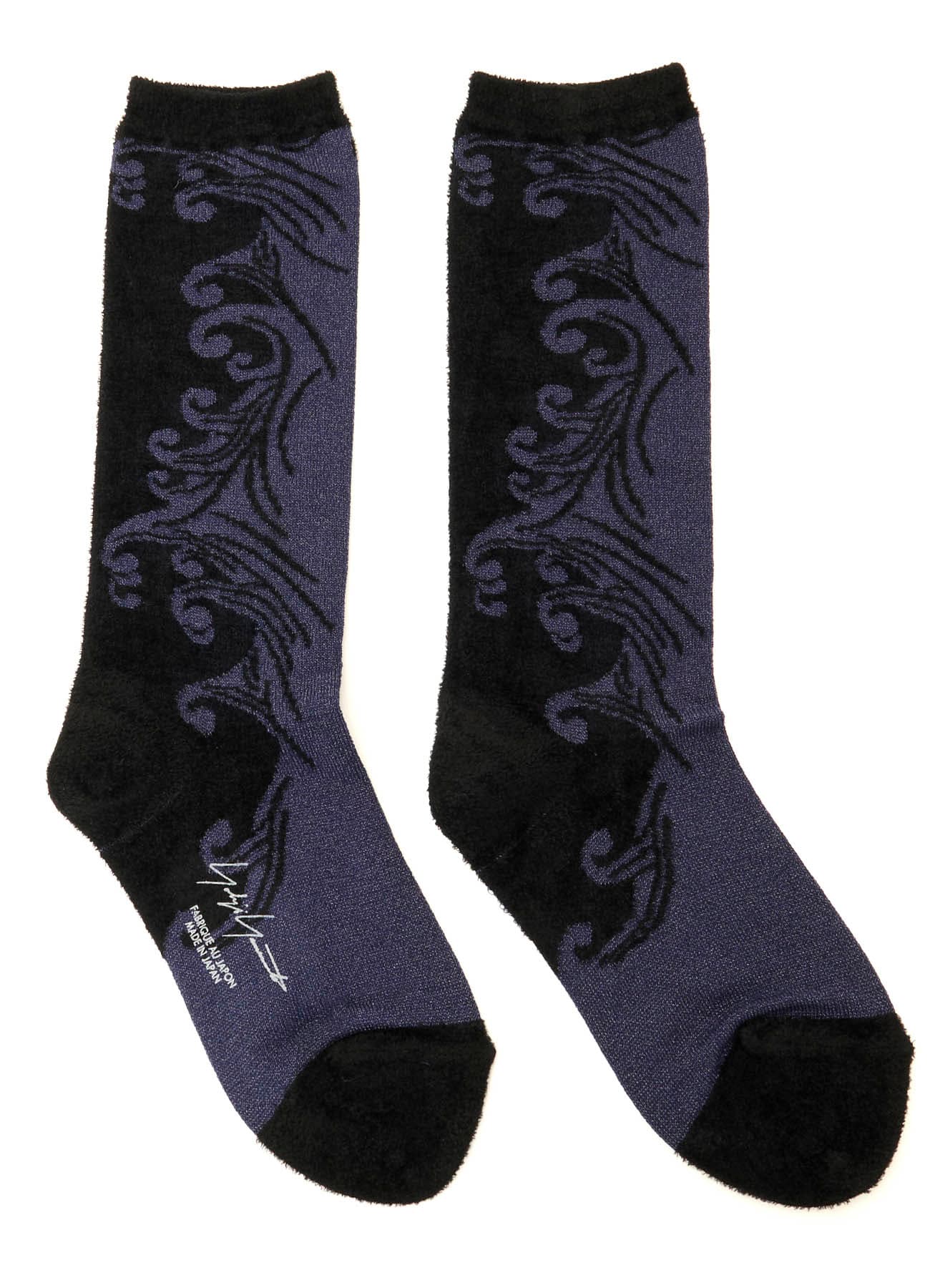 ACNY/CHENILLE YARN WAVE SOCKS