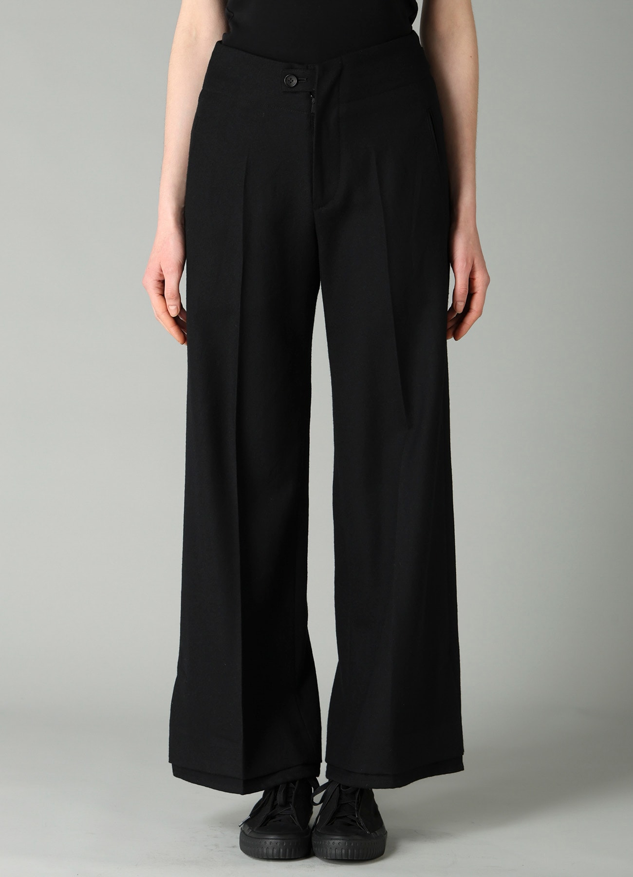 W/SAXONY S VENT WIDE PANTS