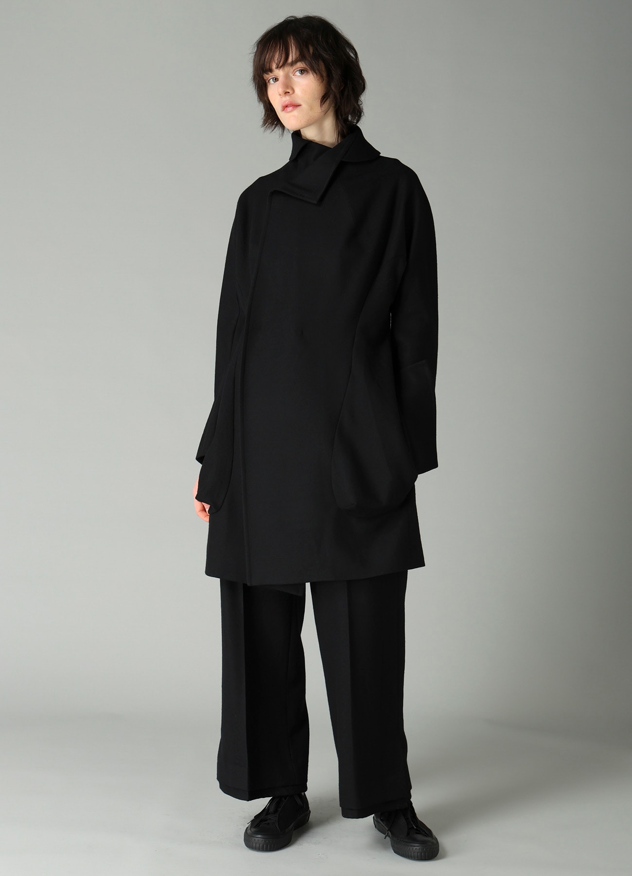 W/SAXONY S VENT WIDE PANTS