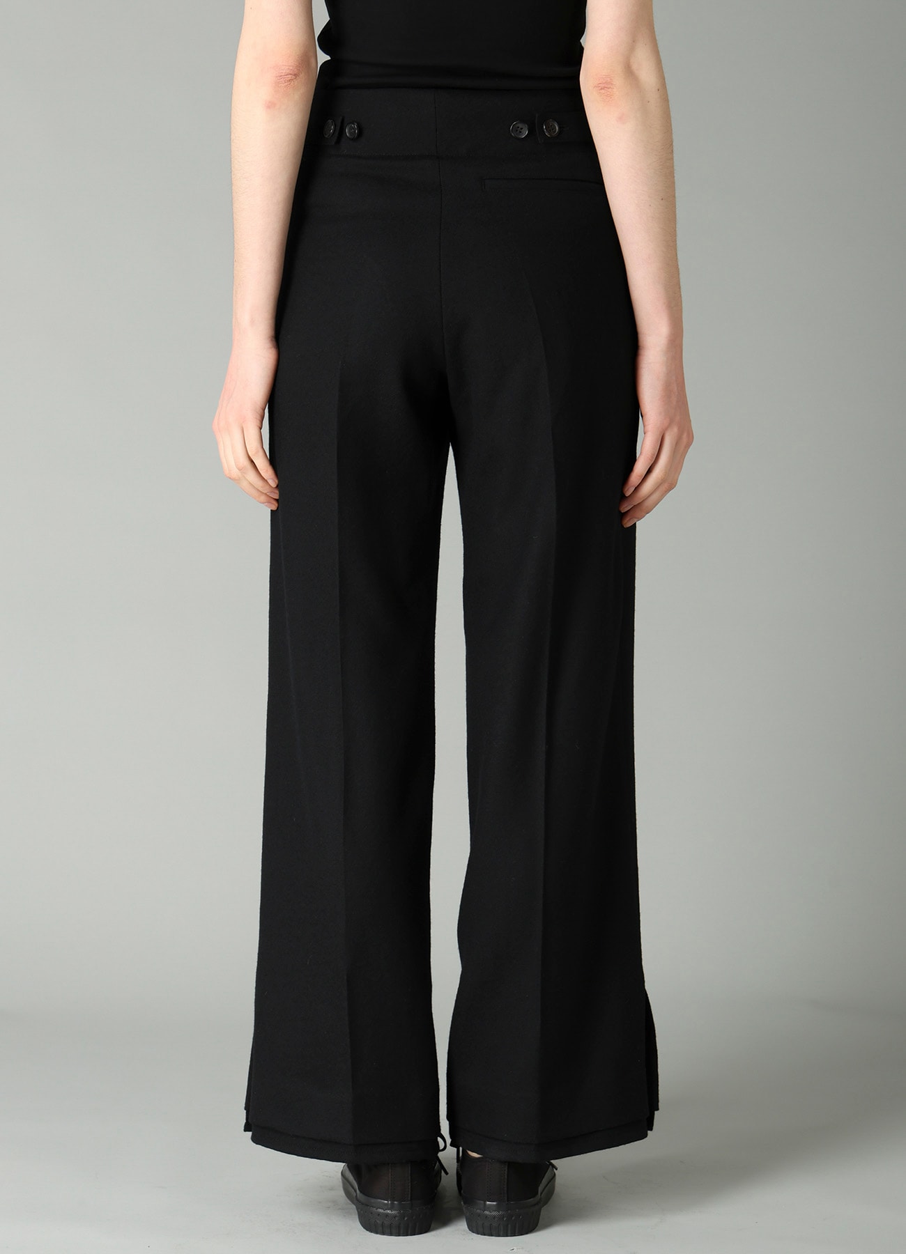 W/SAXONY S VENT WIDE PANTS