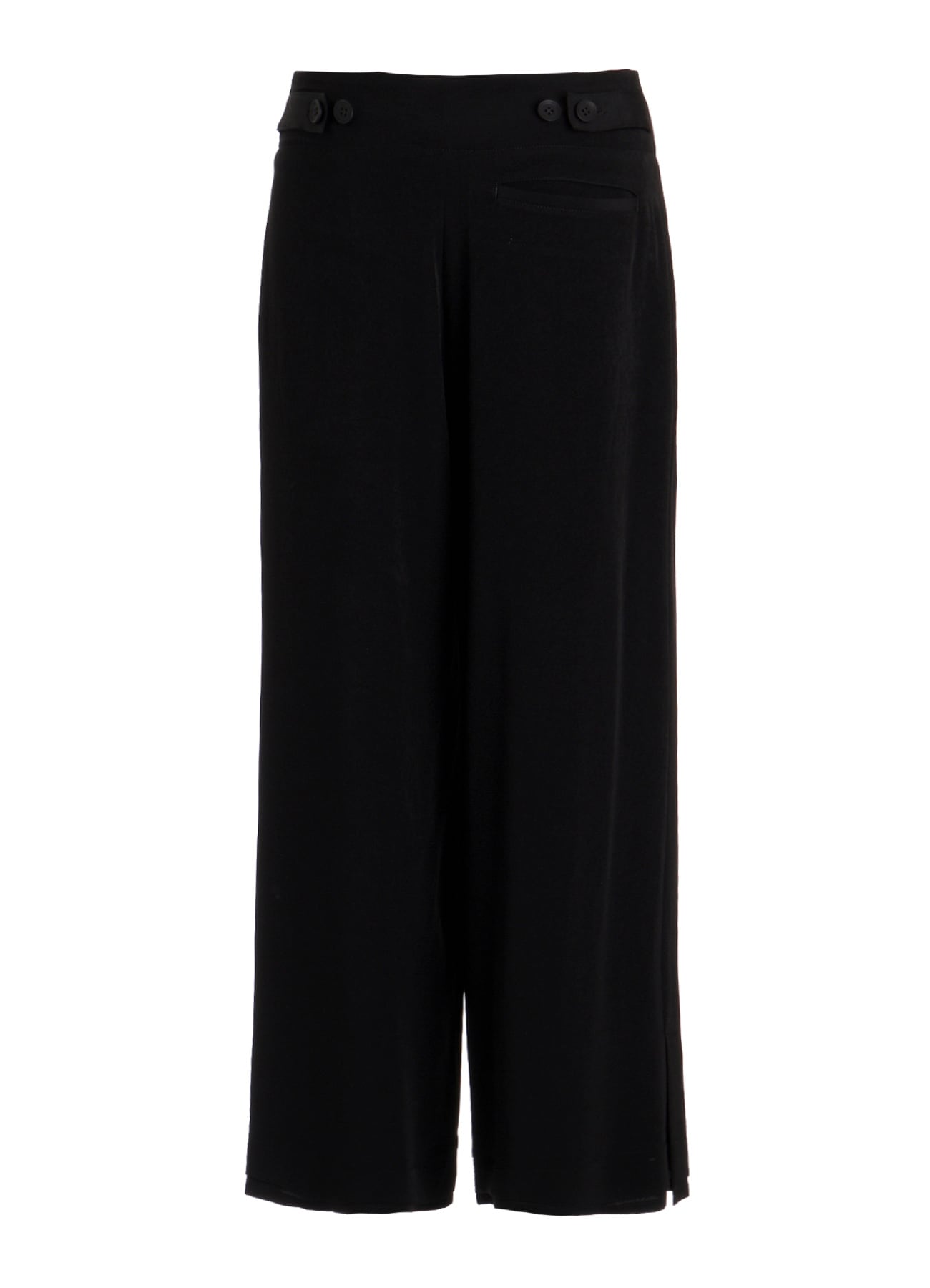 Ta/Pe CREPE DE CHINE S VENT WIDE PANTS