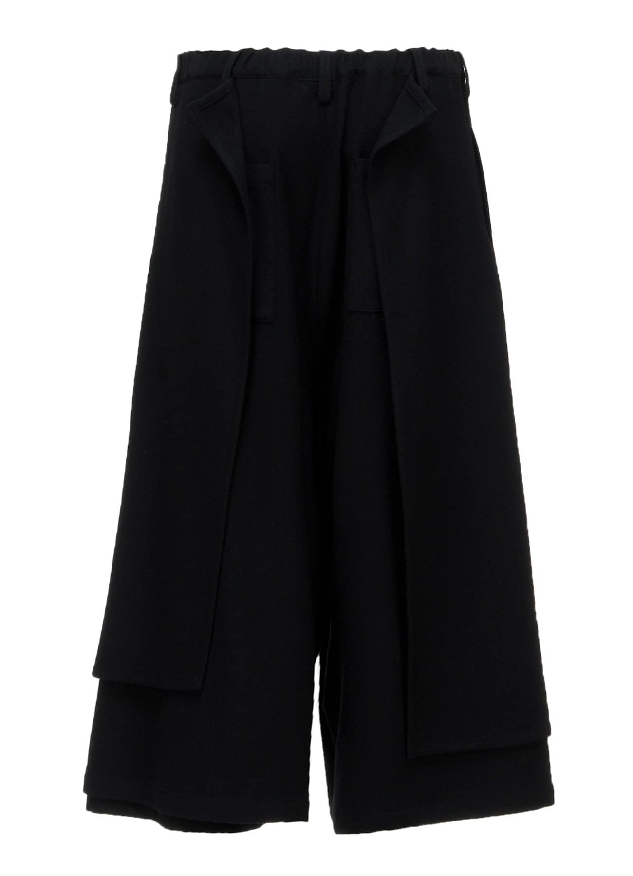 FLANNEL F BUTTON WRAP PANTS