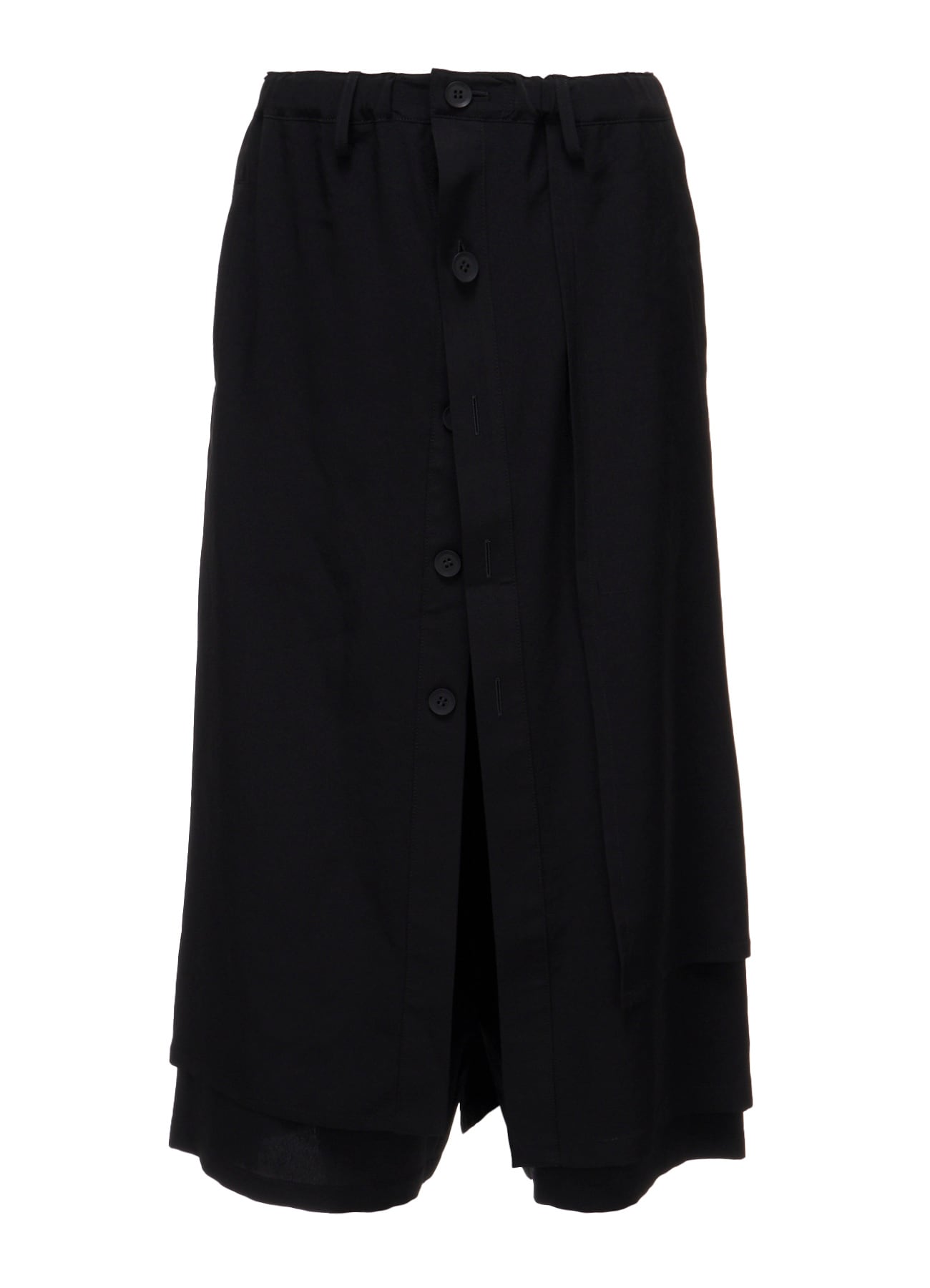 Ta/Pe CREPE DE CHINE F BUTTON WRAP PANTS
