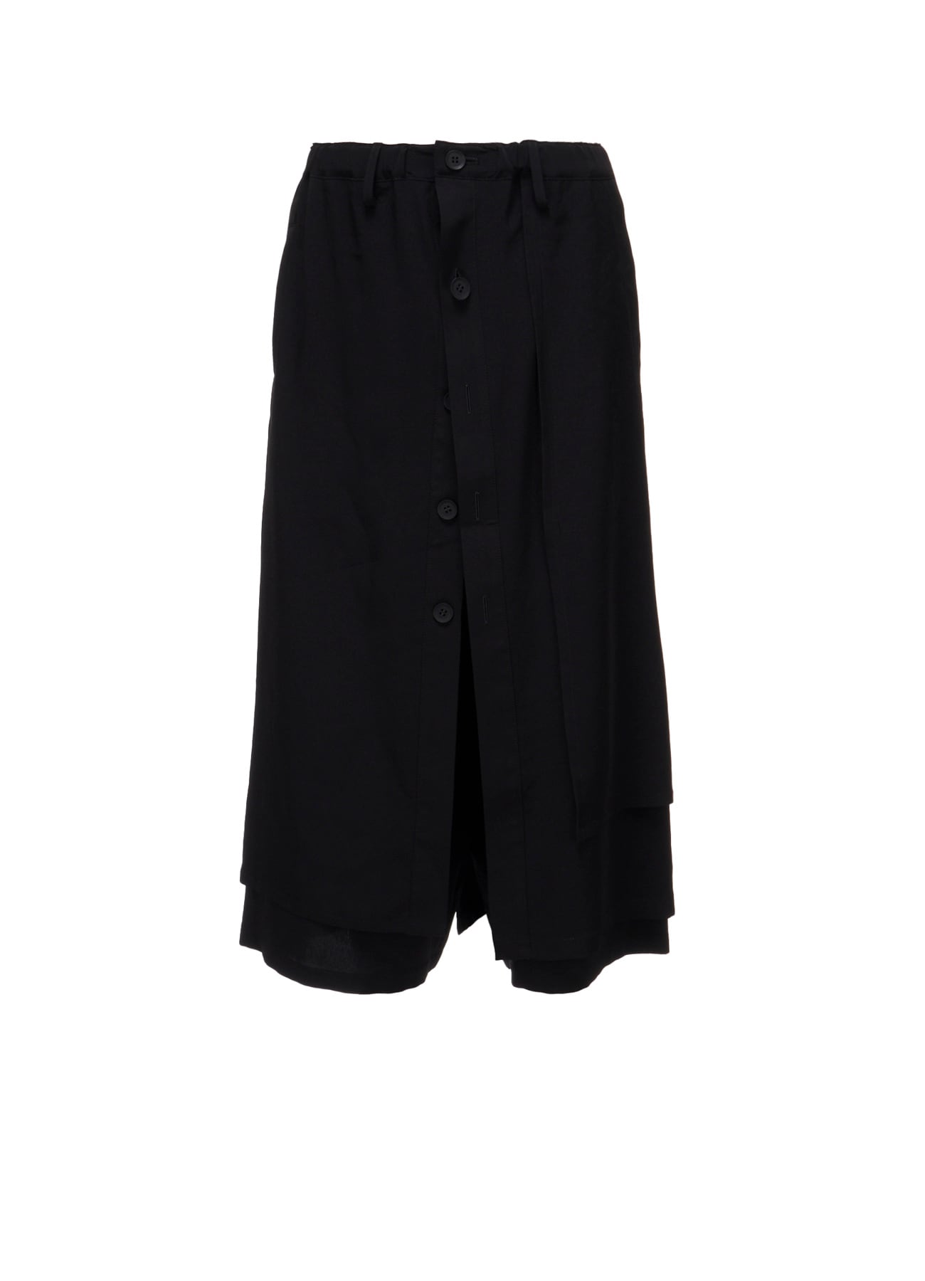 Ta/Pe CREPE DE CHINE F BUTTON WRAP PANTS
