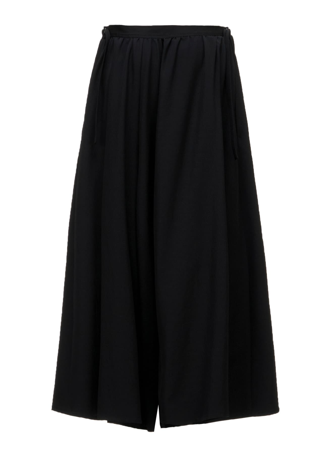 GABARDINE GATHERED SKIRT PANTS