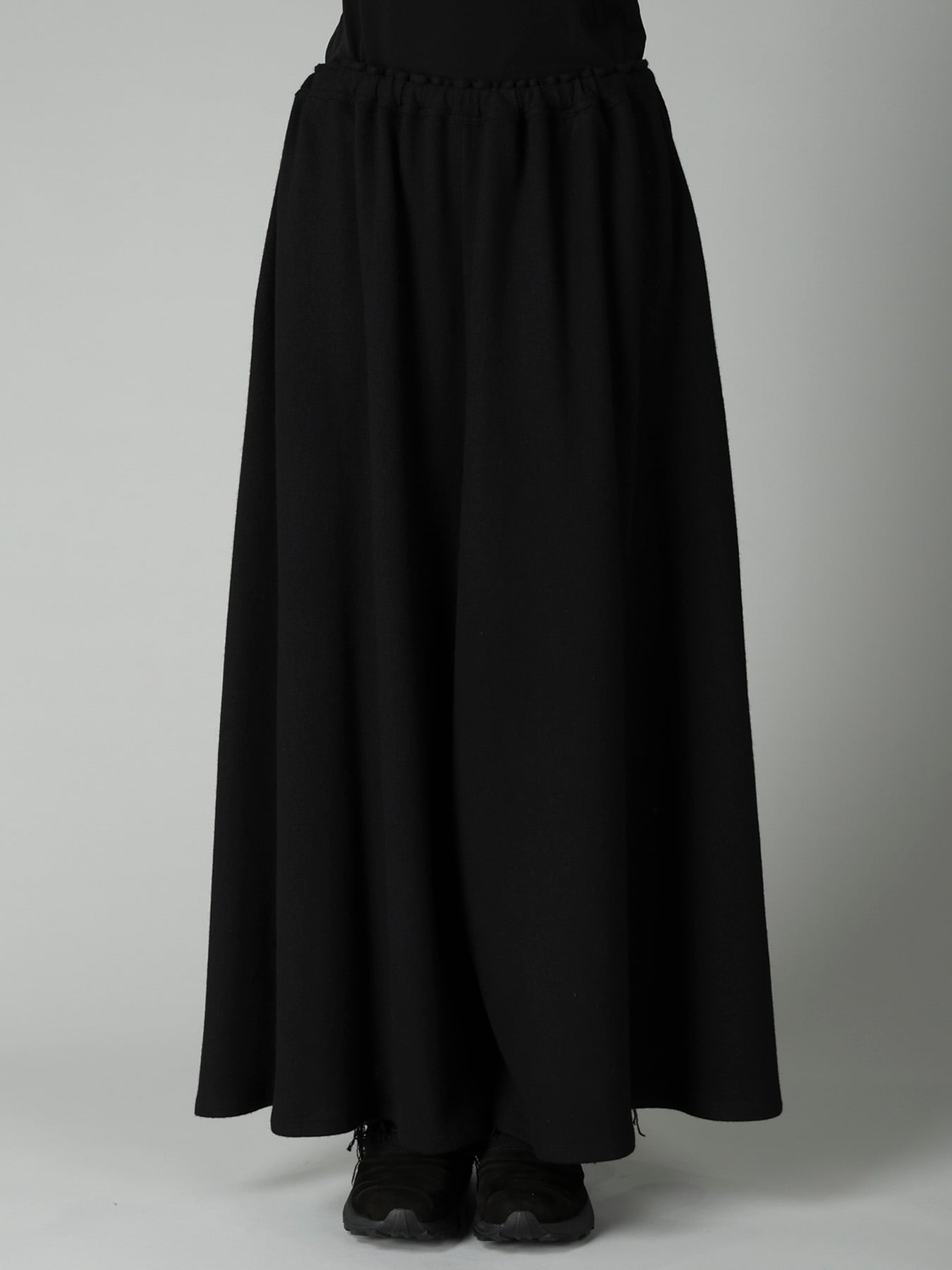 SOFT WOOLEN 1/14 SINGLE GATHERED SKIRT PANTS