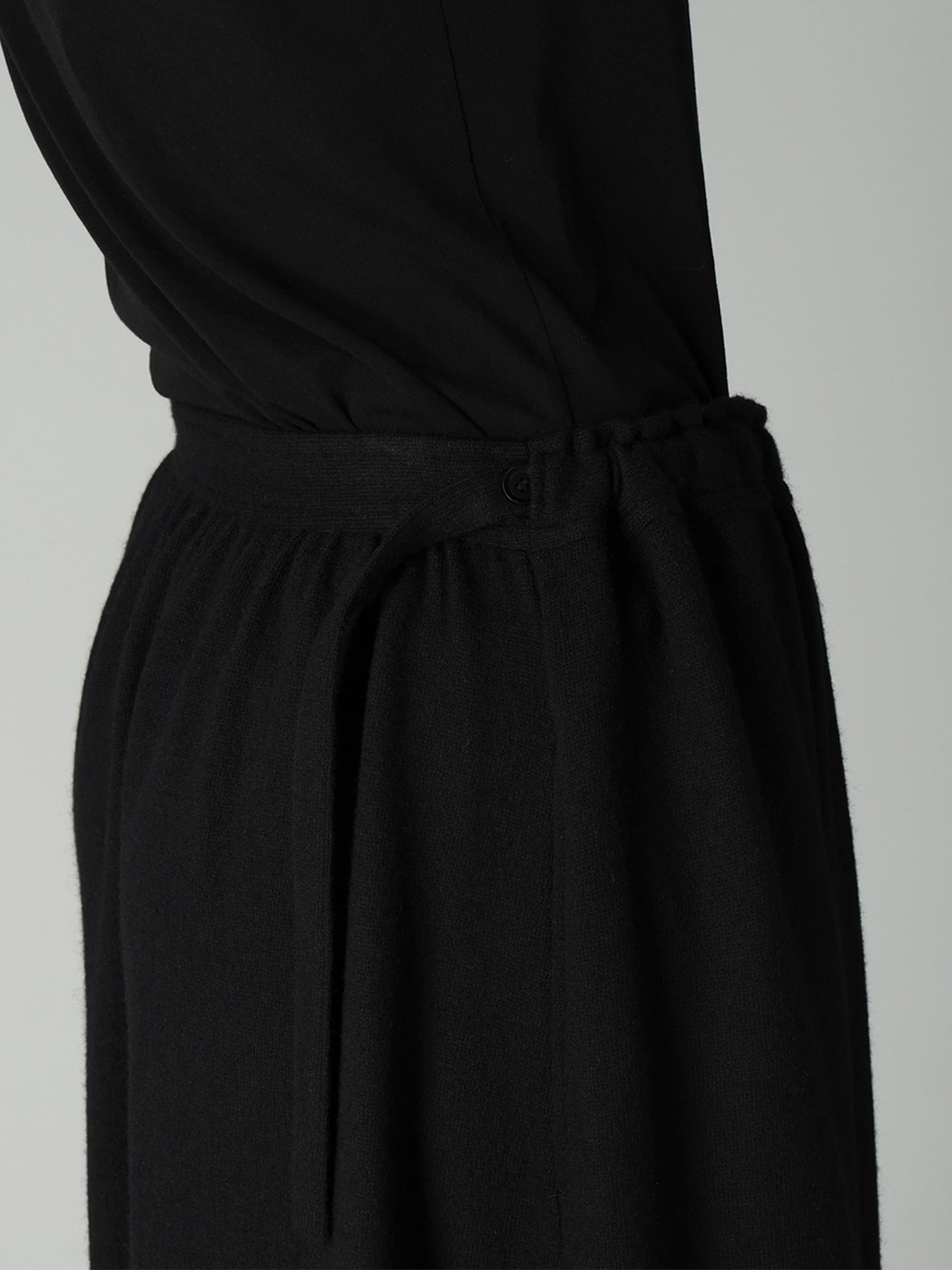 SOFT WOOLEN 1/14 SINGLE GATHERED SKIRT PANTS